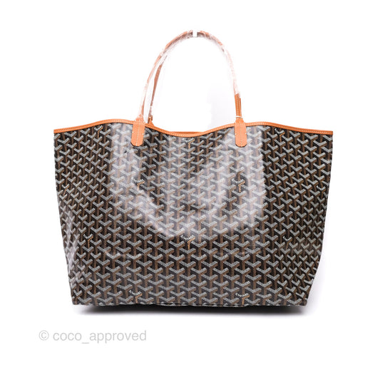 Goyard St. Louis Tote Bag GM Black/Tan