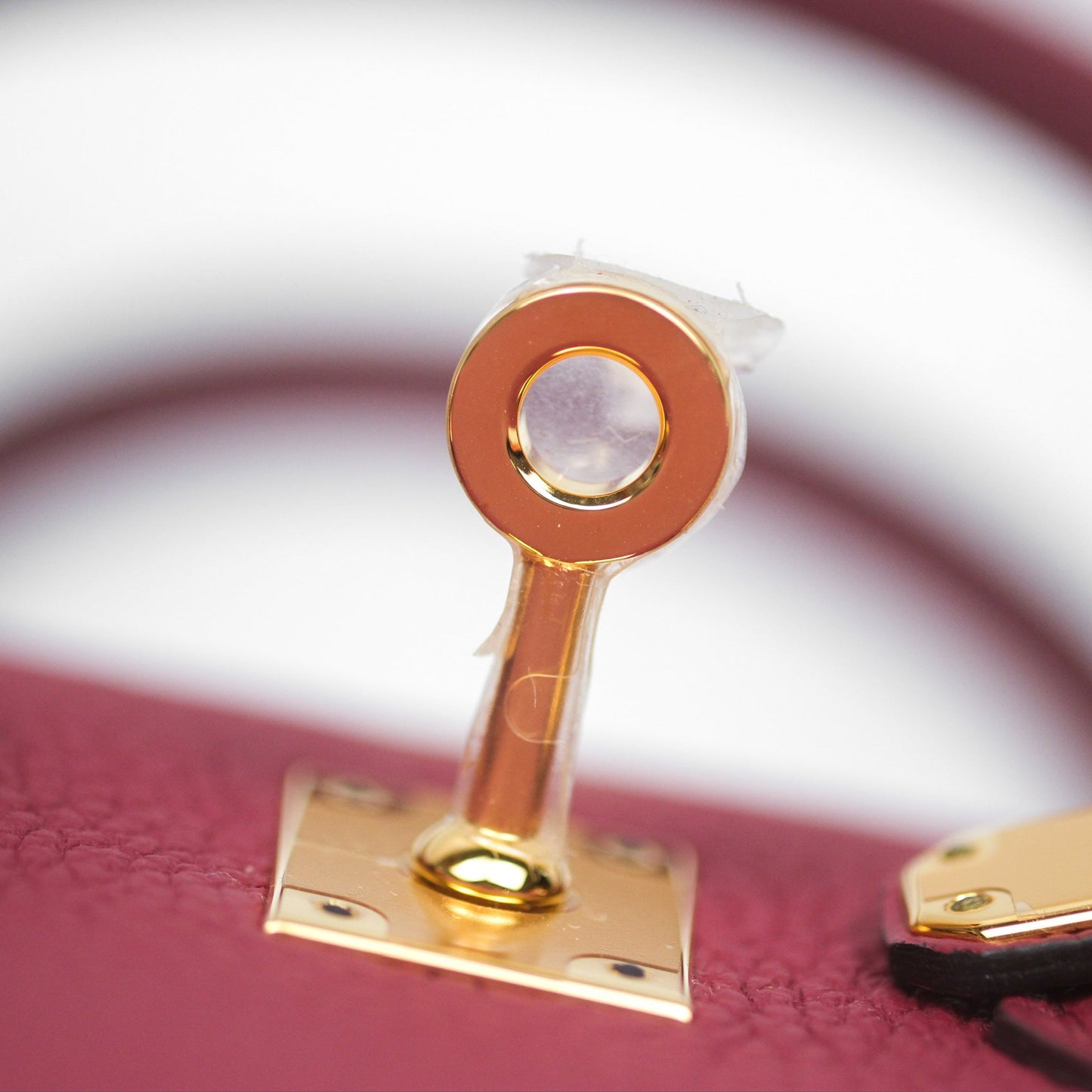 Hermès Birkin 25 Retourne Rouge Grenat K1 Togo Gold Hardware