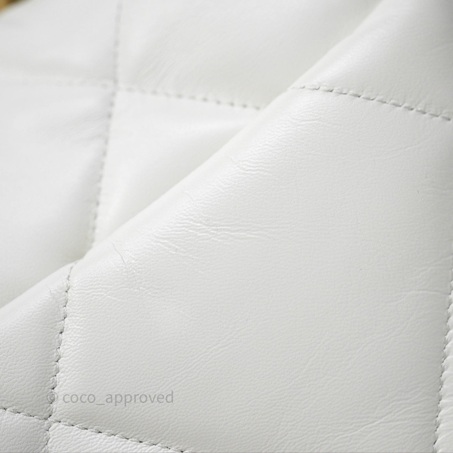 Chanel 19 Small White Mixed Hardware