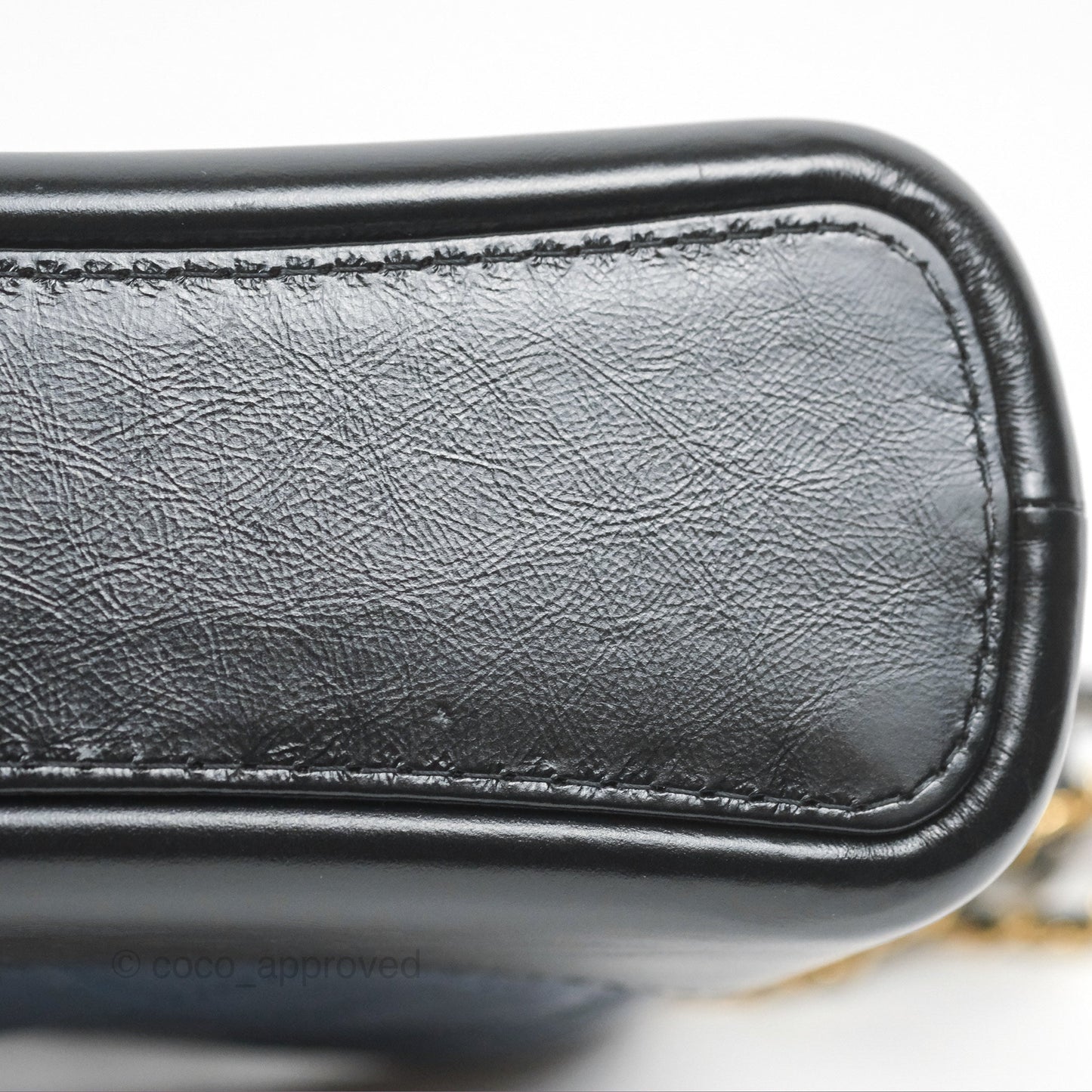 Chanel New Medium Gabrielle Hobo Quilted Navy Black Aged Calfskin