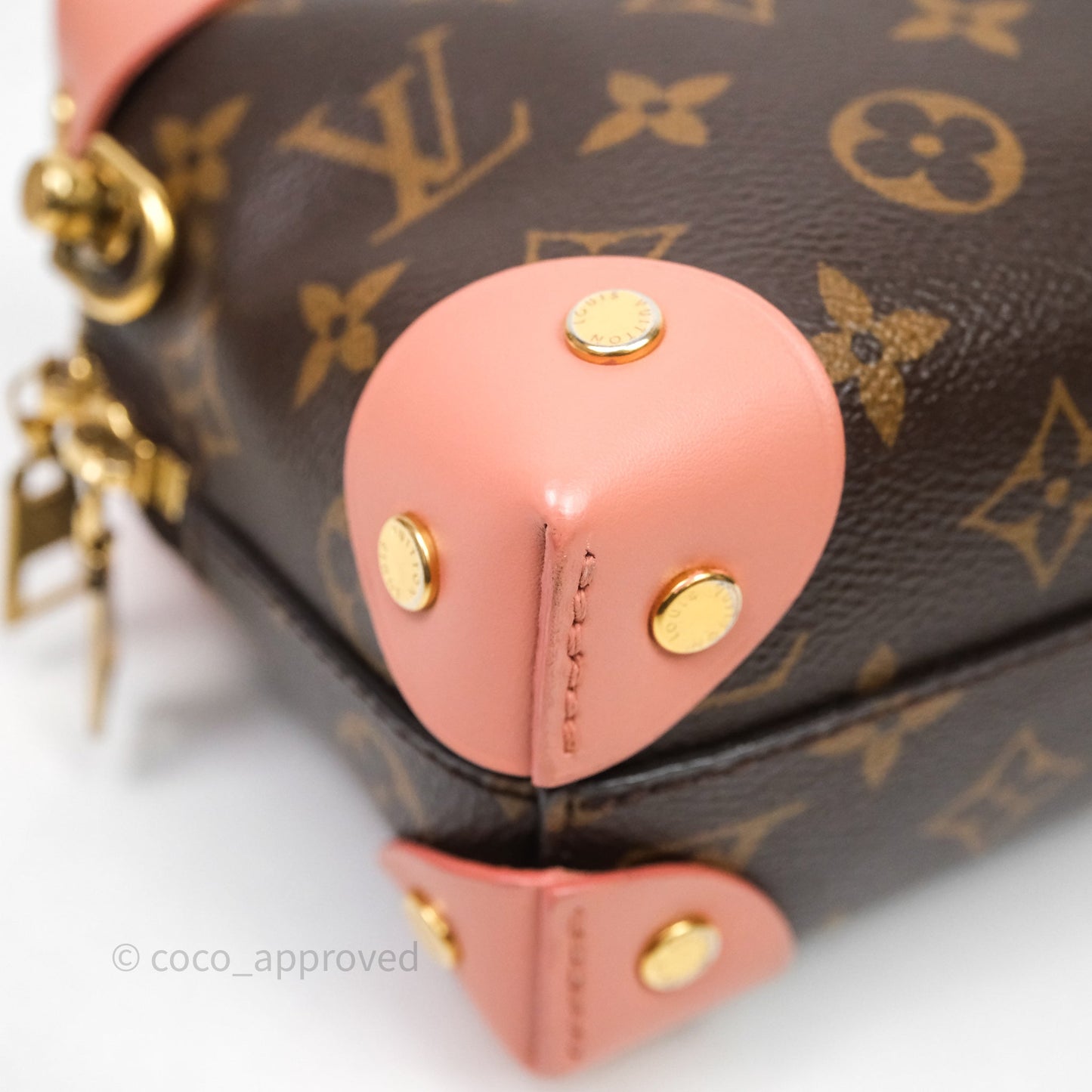 Louis Vuitton Petite Malle Souple Pink Monogram Canvas