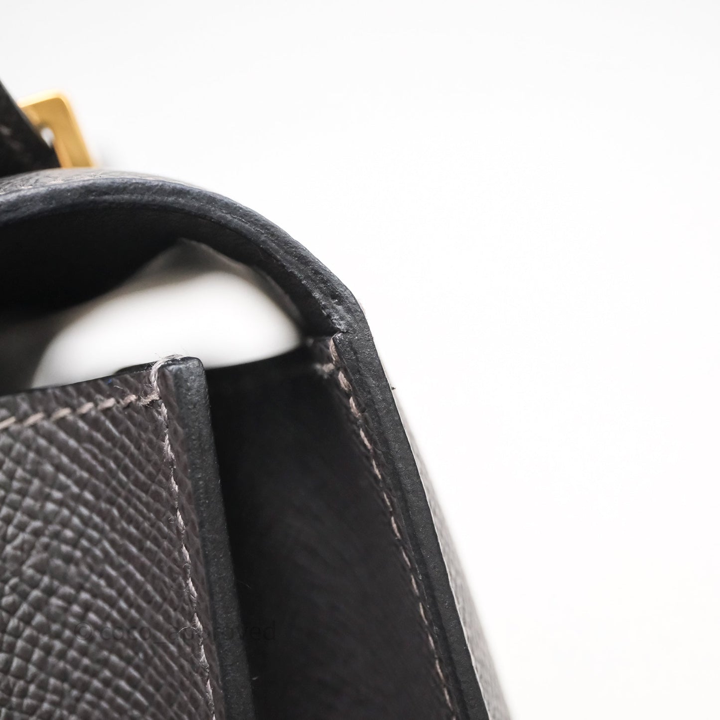 Hermès Constance Mini 18cm Graphite 88 Epsom Gold Hardware