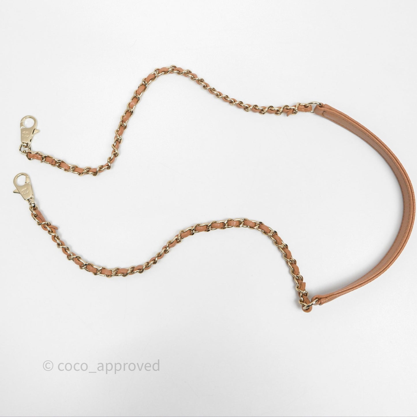 Chanel Small Coco Handle Dark Beige Caramel Caviar Gold Hardware
