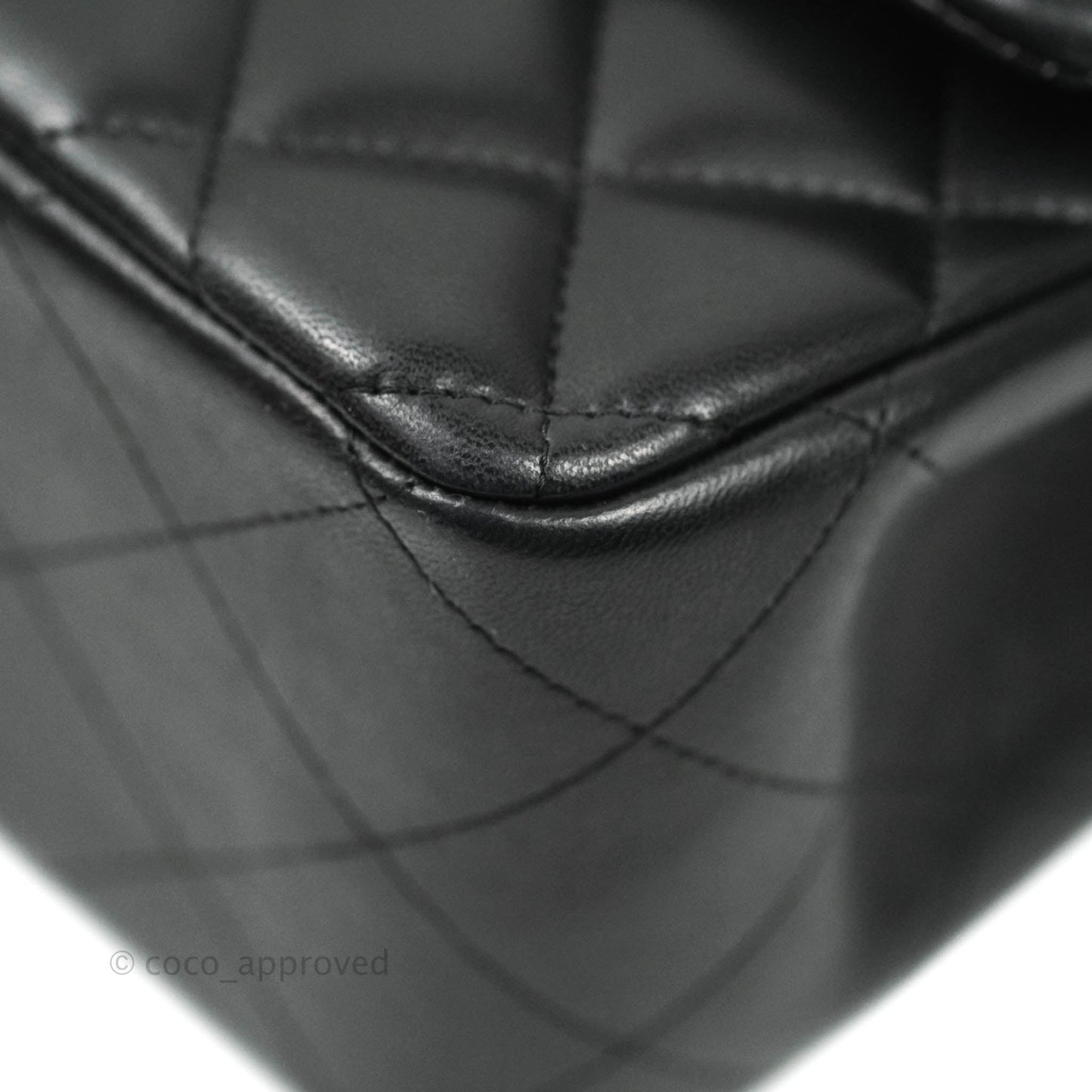 Chanel Jumbo Double Flap Black Lambskin Silver Hardware⁣⁣