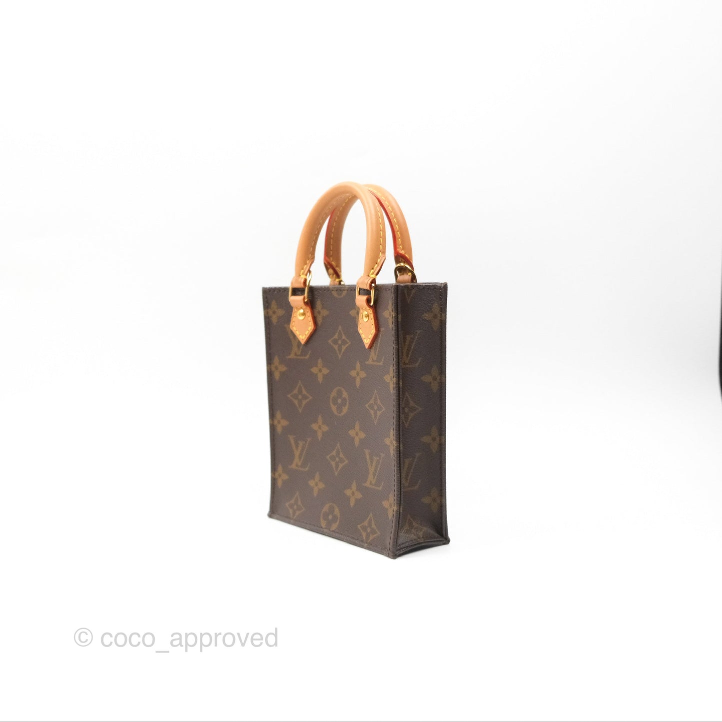 Louis Vuitton Petit Sac Plat Bag Monogram Canvas