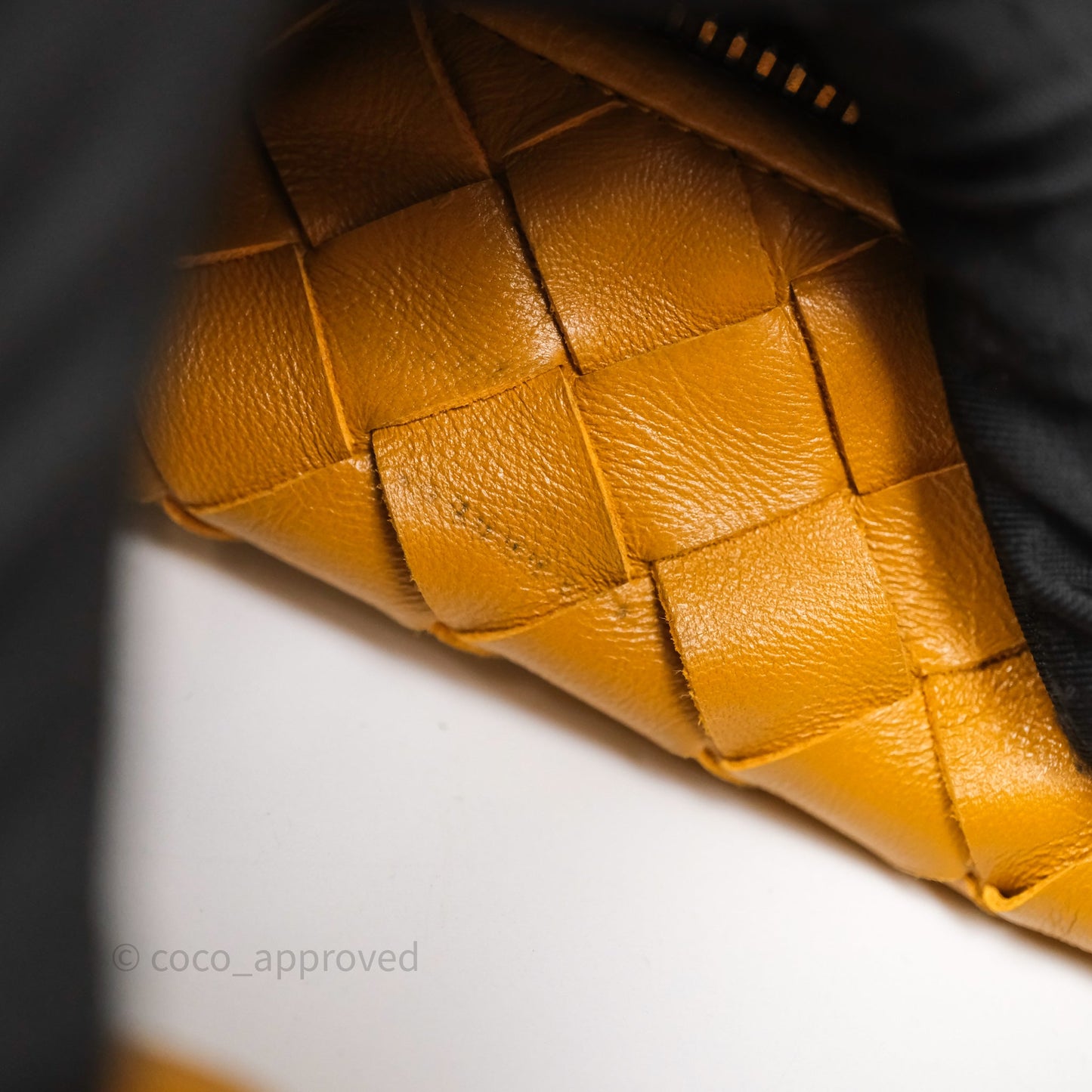 Bottega Veneta Teen Jodie Caramel Intrecciato Lambskin
