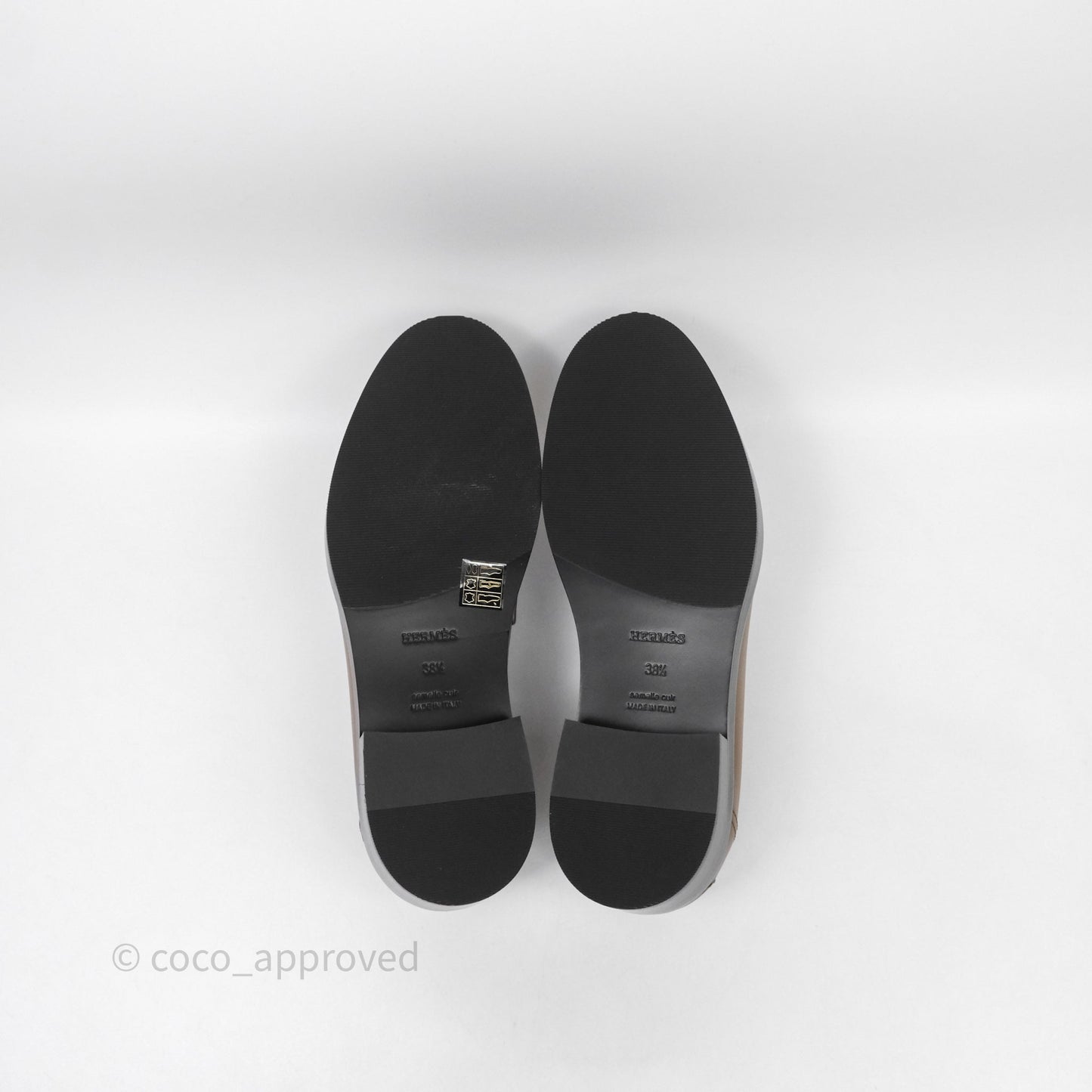 Hermès A Eclair Kelly Loafer Brown Size 38.5