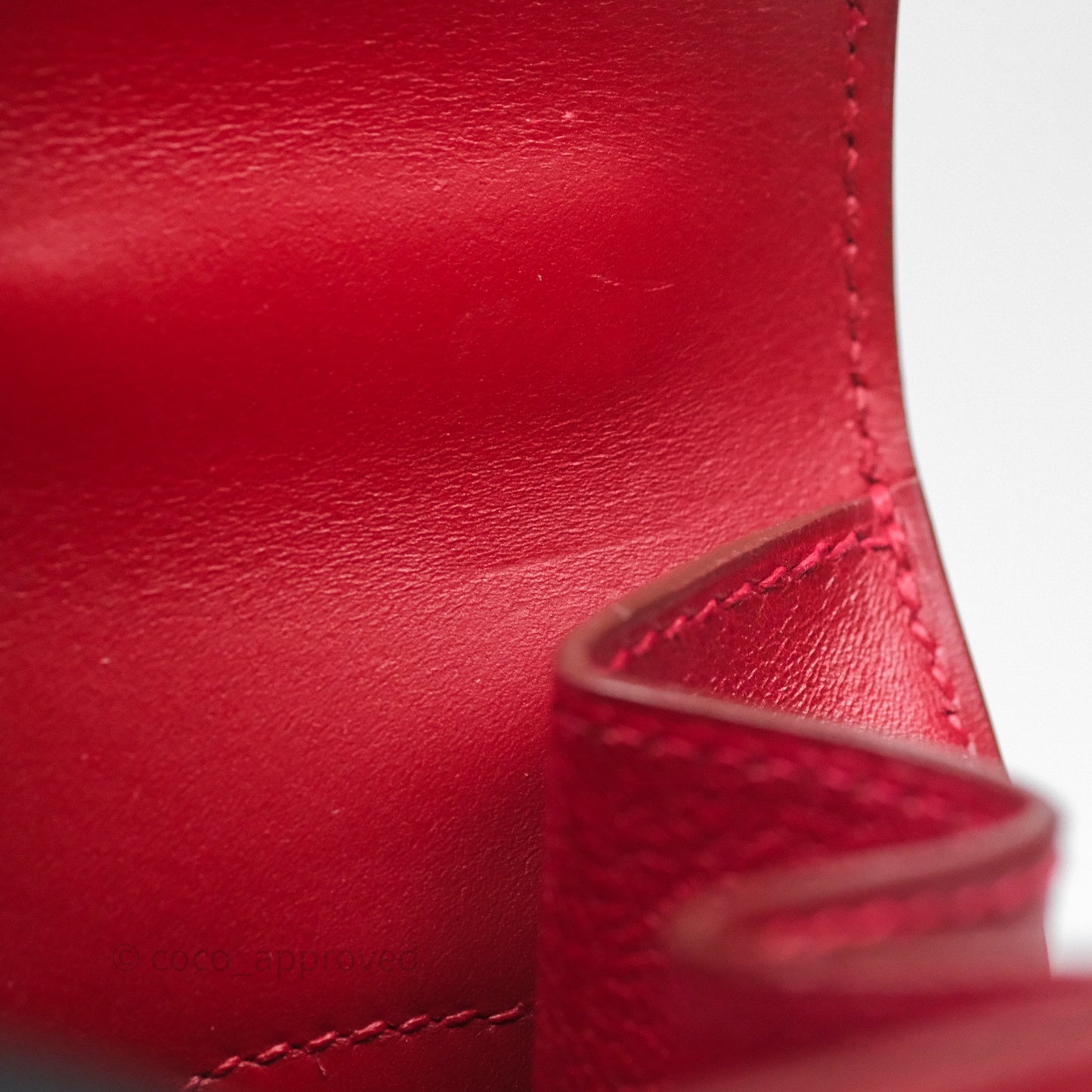 Hermès Vintage Kelly 32 Sellier Rouge Hermes 55 Box Leather Gold Hardware