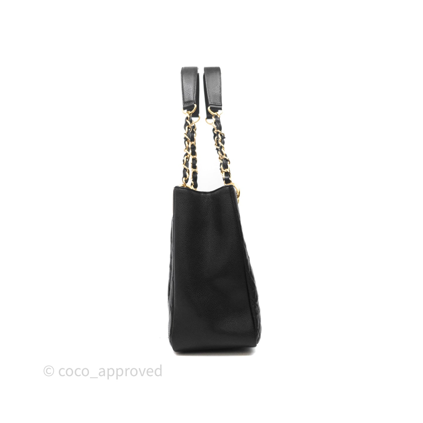 Chanel GST Black Caviar Gold Hardware