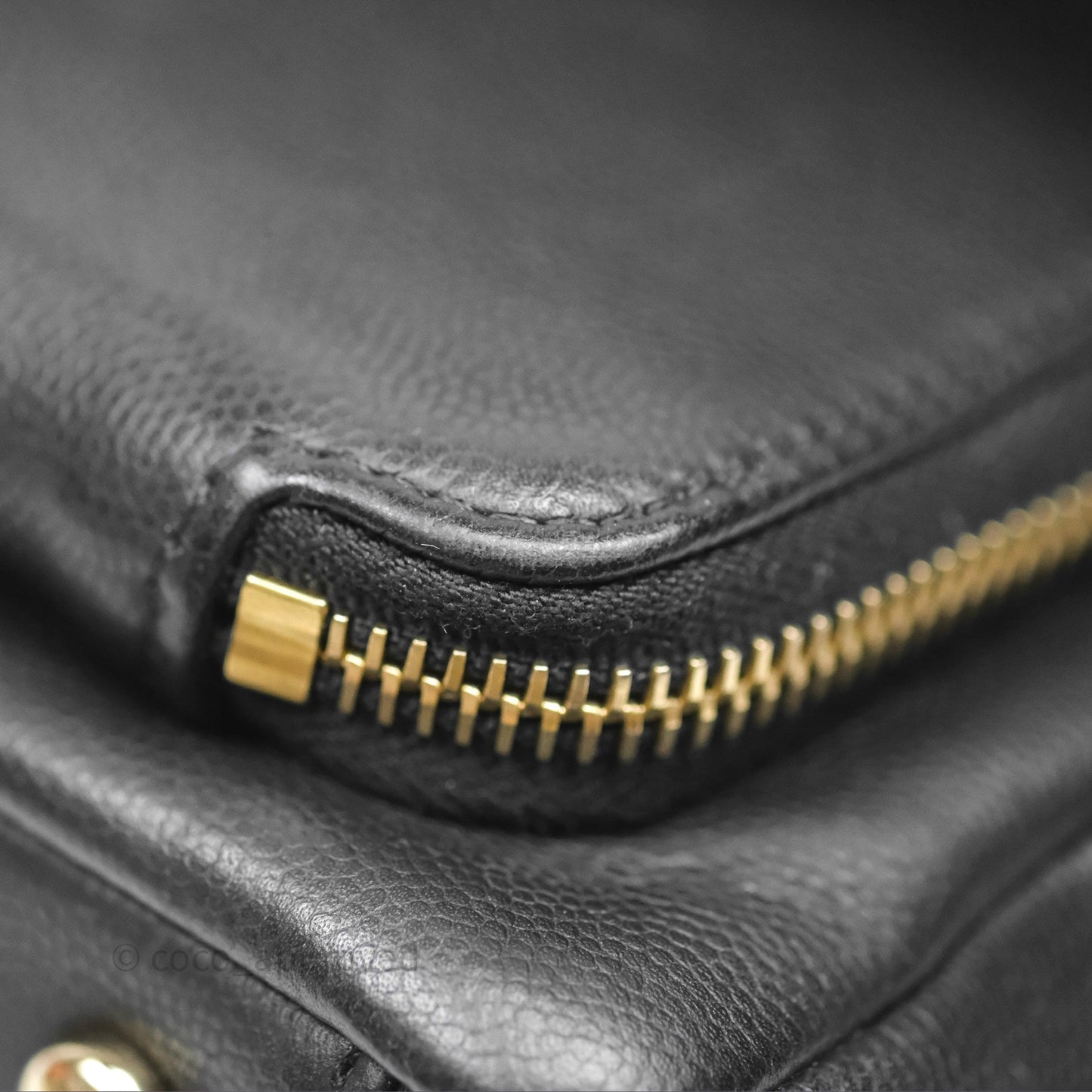 Chanel Quilted Small Business Affinity Flap Black Caviar Gold Hardware