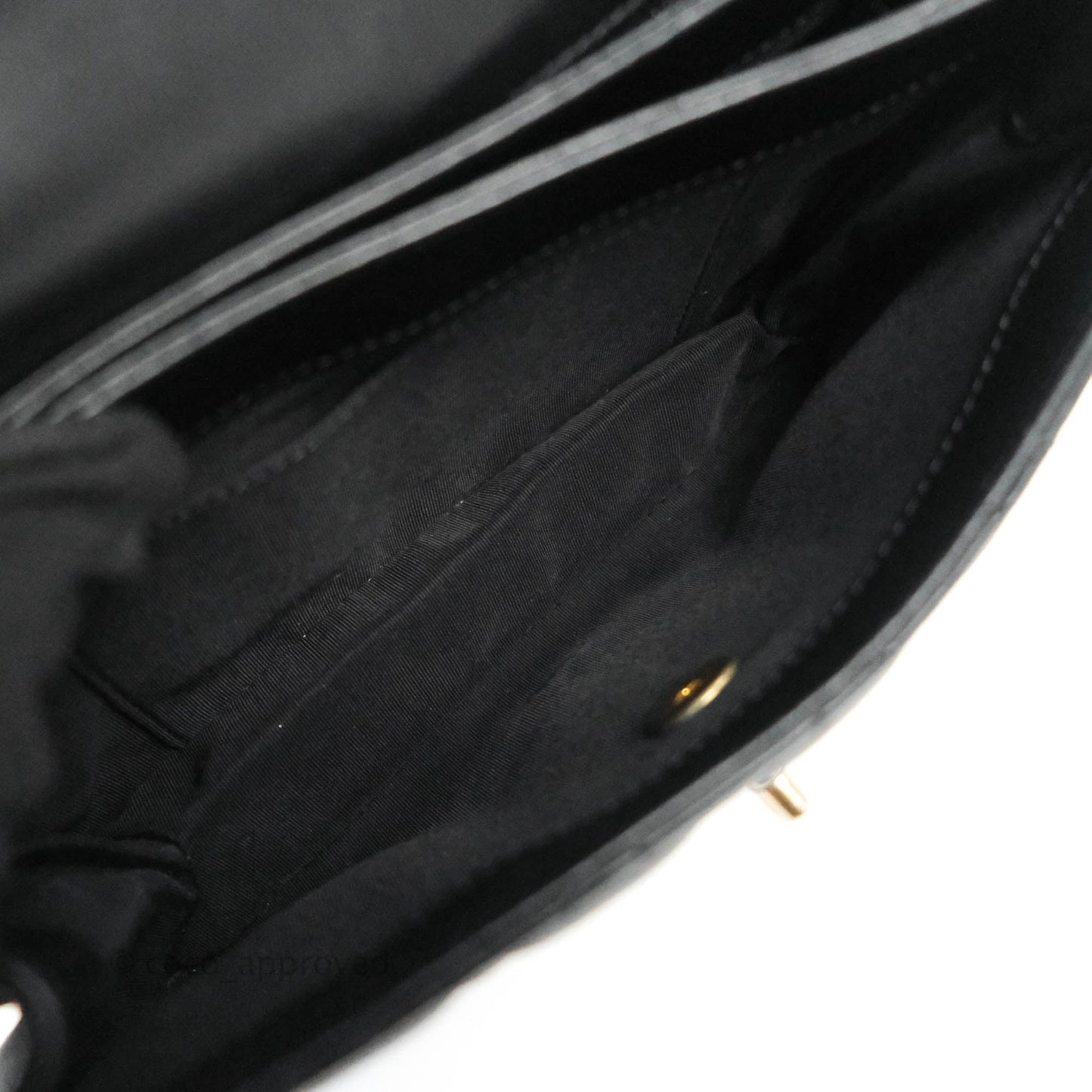 Chanel Coco Vintage Flap Bag Black Lambskin Aged Gold Hardware