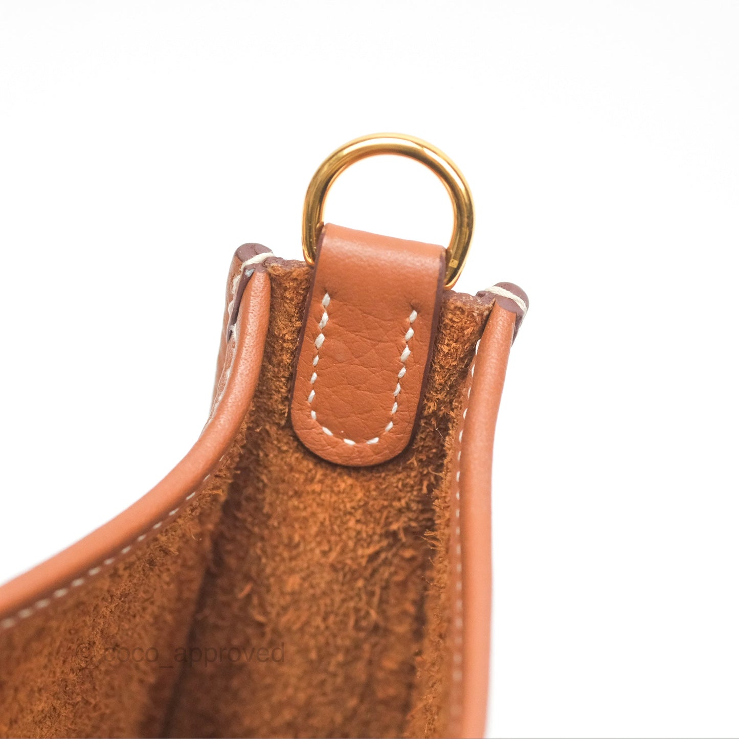 Hermès Mini Evelyne 16 Gold Clemence Gold Hardware