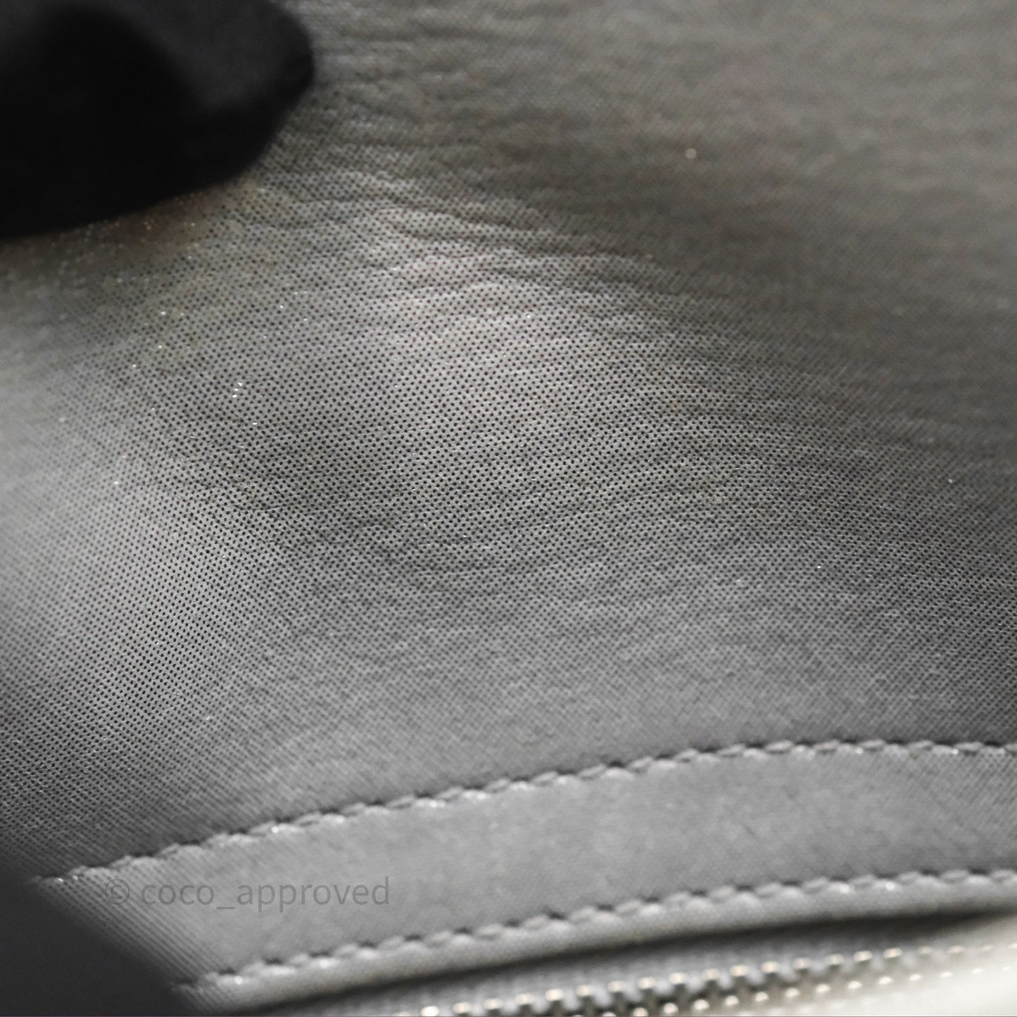 Christian Dior Calfskin Cannage Mini Lady Dior Grey