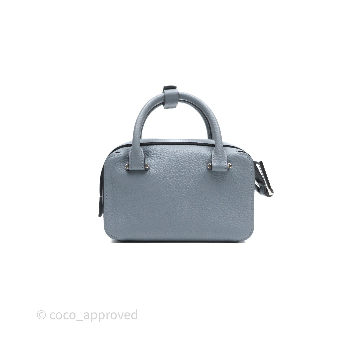 Delvaux Cool Box Nano Taurillon Soft Grained Calfskin Pacific Palladium Hardware