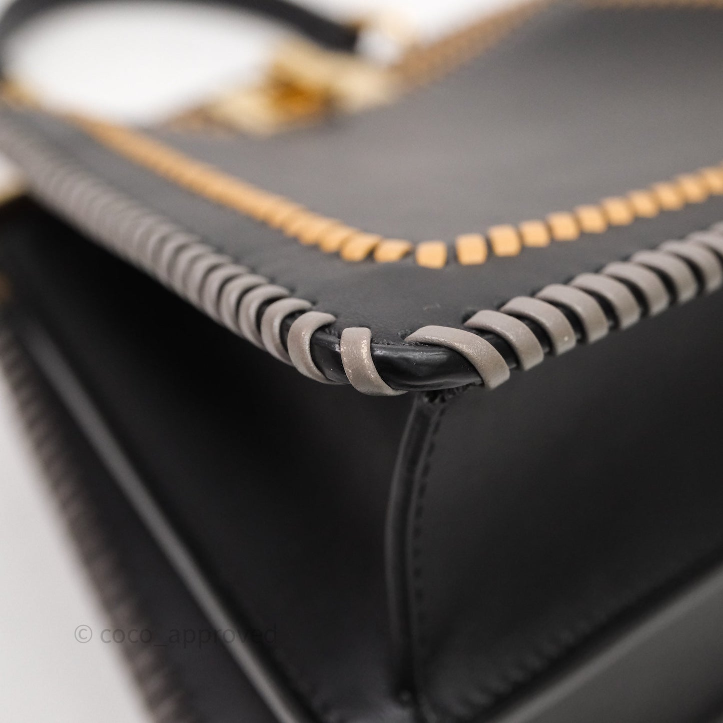 Fendi Small Peekaboo Iseeu Black/ Grey