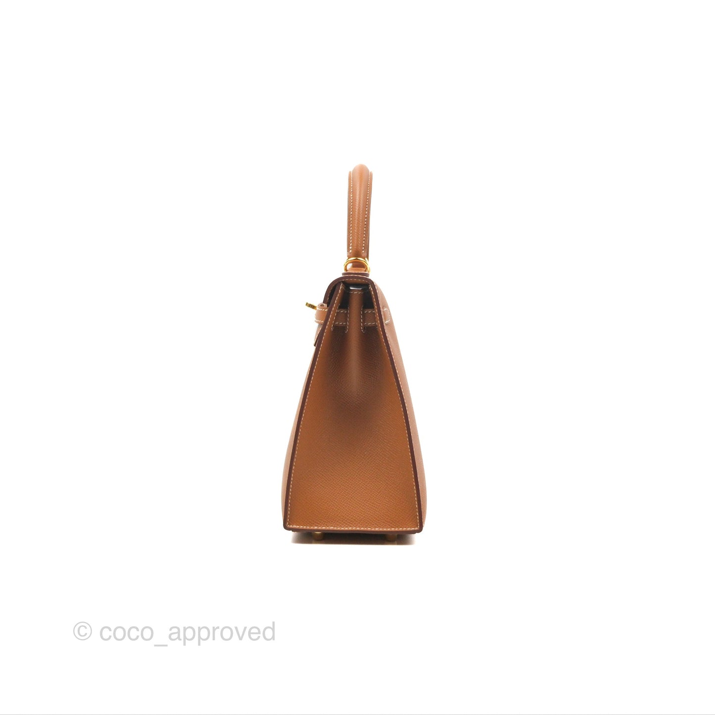 Hermès Kelly 25 Sellier Gold Epsom Gold Hardware