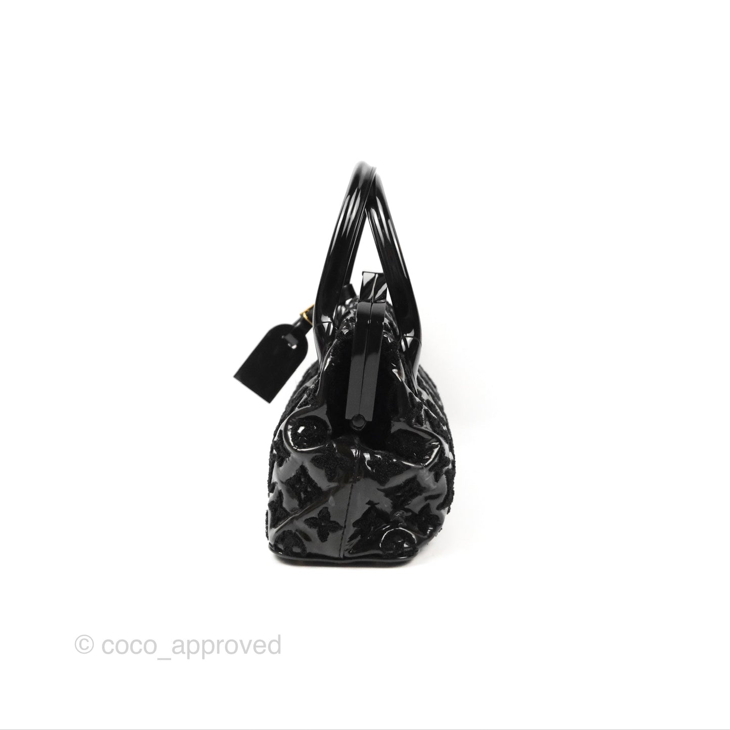 Louis Vuitton Fascination Lockit BB Frame Patent Black