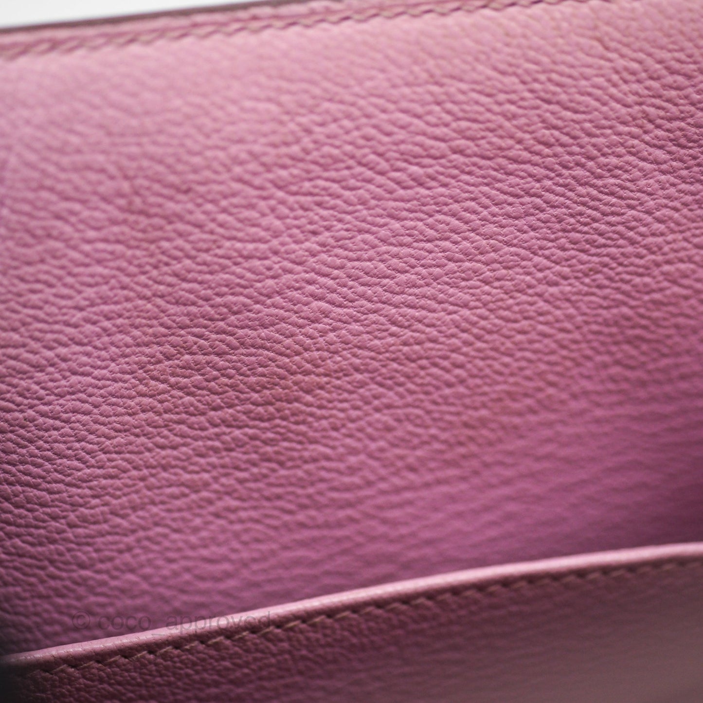 Hermès Sellier Kelly 25 Mauve Sylvestre X9 Epsom Palladium Hardware