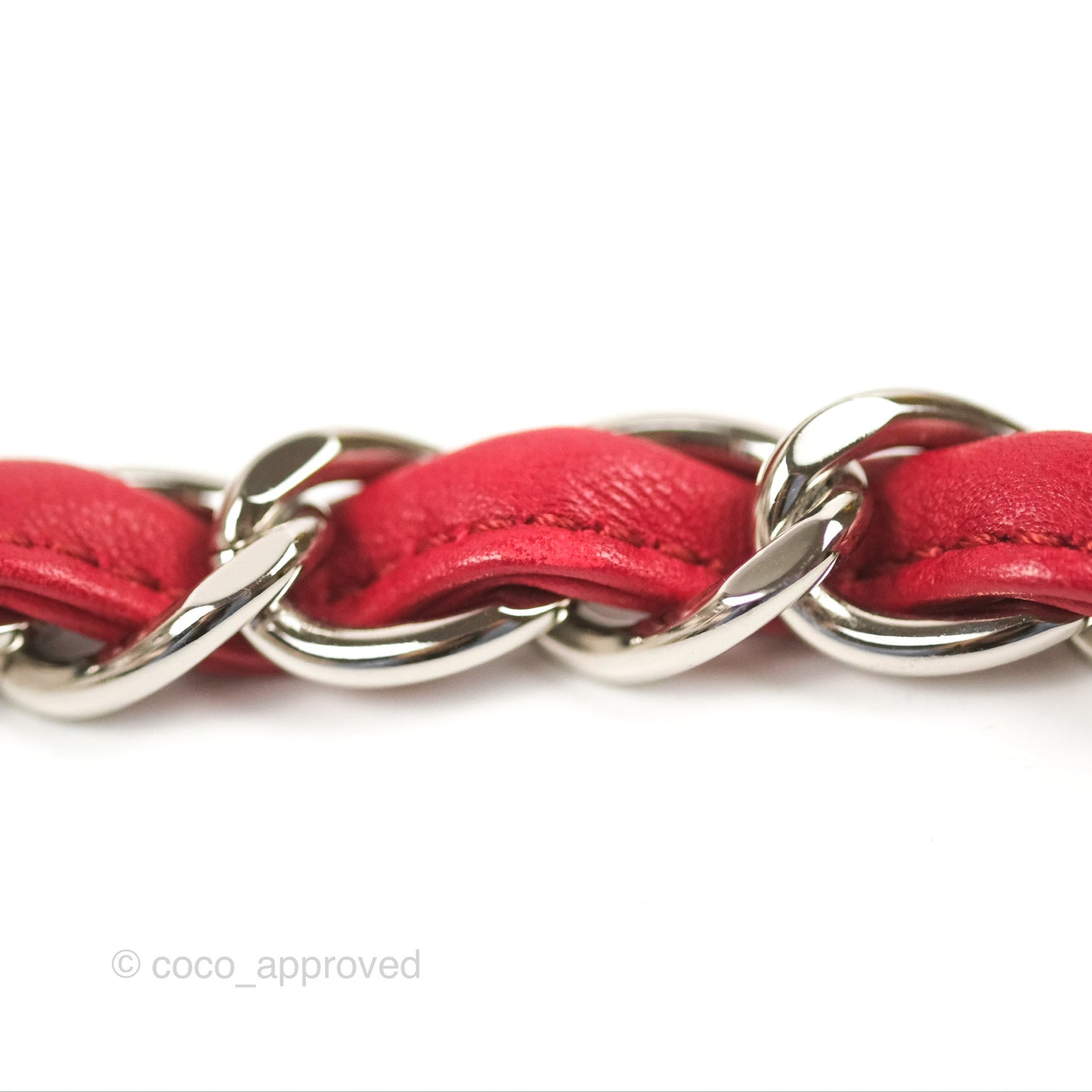 Chanel Jumbo Double Flap Red Lambskin Silver Hardware⁣⁣