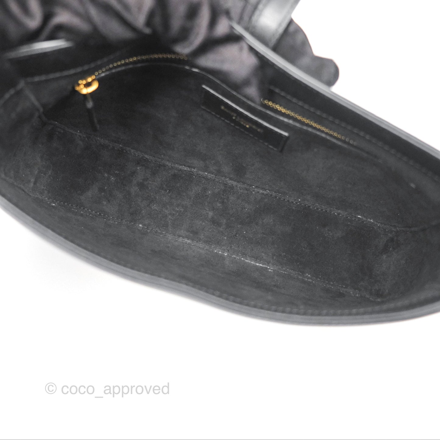 Saint Laurent ‘Le 5 a 7’ Hobo Bag Black Smooth Calfskin