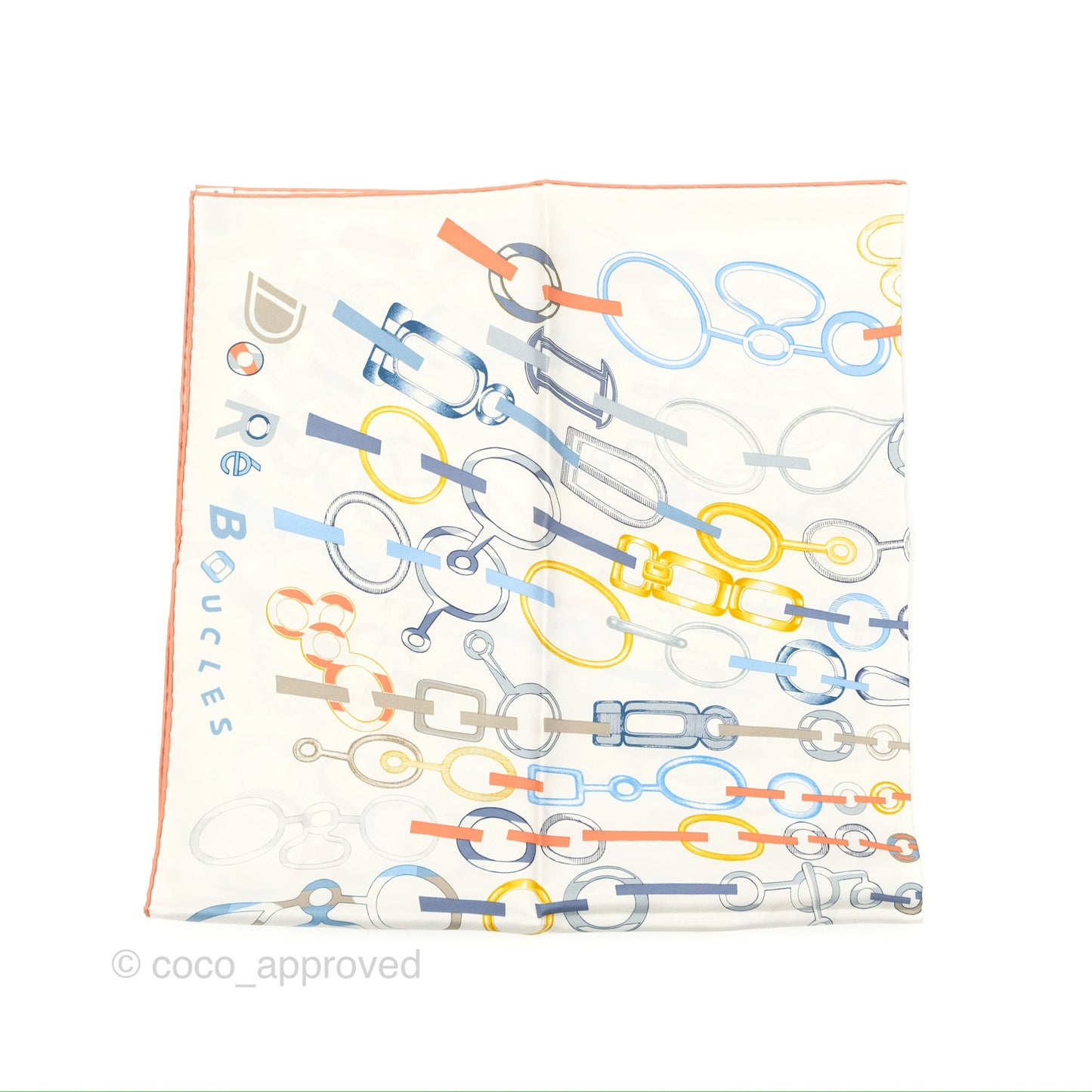Hermès Do Re Boucles Scarf 90
