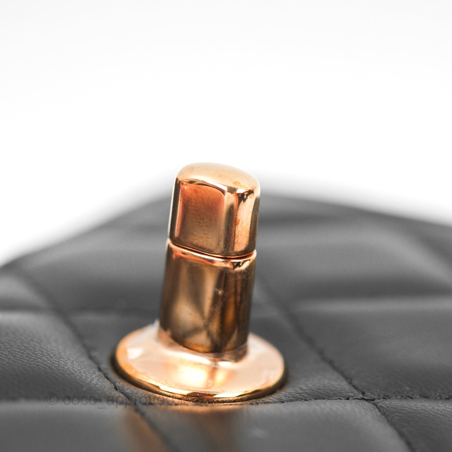 Chanel Mini Quilted Trendy CC Clutch With Chain Black Lambskin Rose Gold Hardware