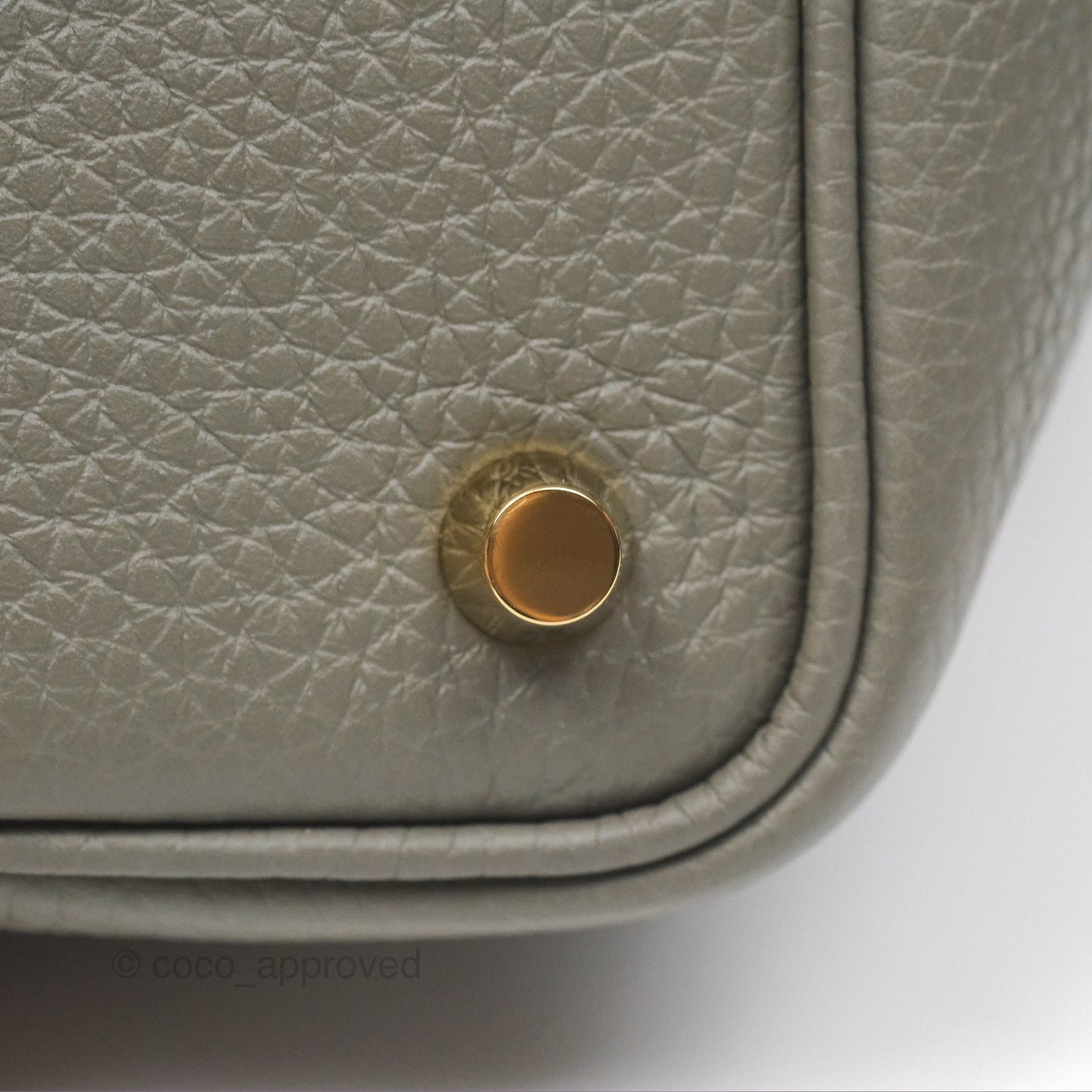 Hermès Picotin Lock 18 Gris Meyer 0L Clemence Gold Hardware