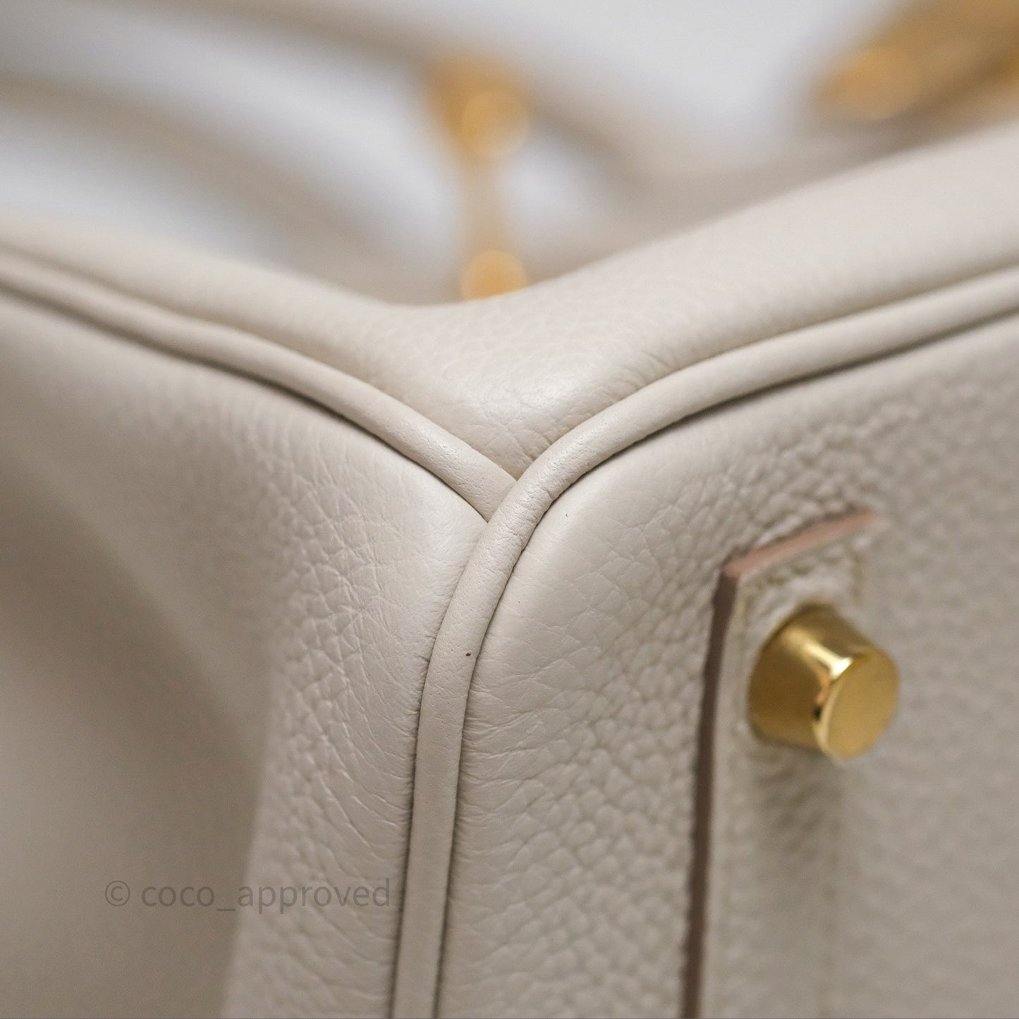 Hermès Birkin 30 Retourne Beton 8L Togo Gold Hardware