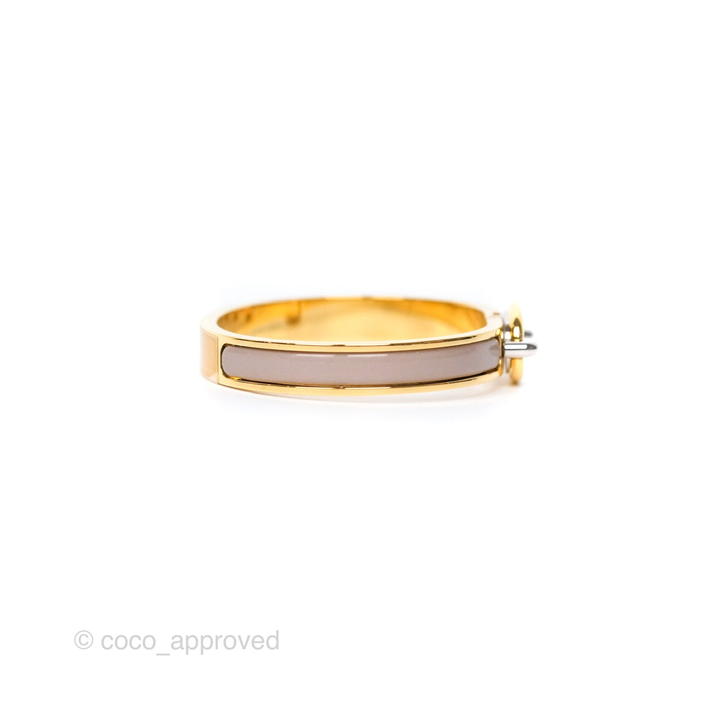 Hermes Mini Clic Chaine d'Ancre Bracelet PM Marron Glace