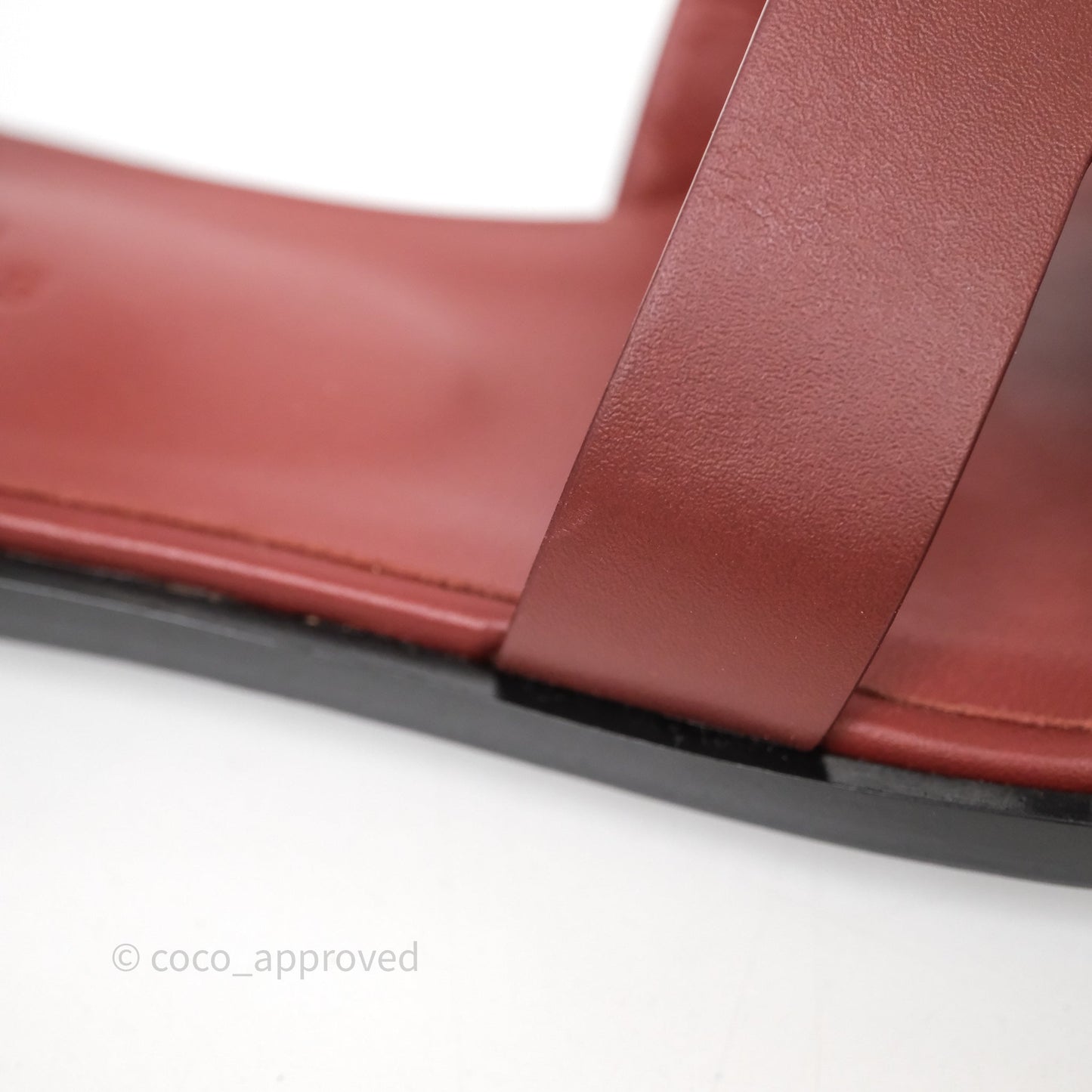Hermes Sandales Santorini Rouge Tomette Size 36.5
