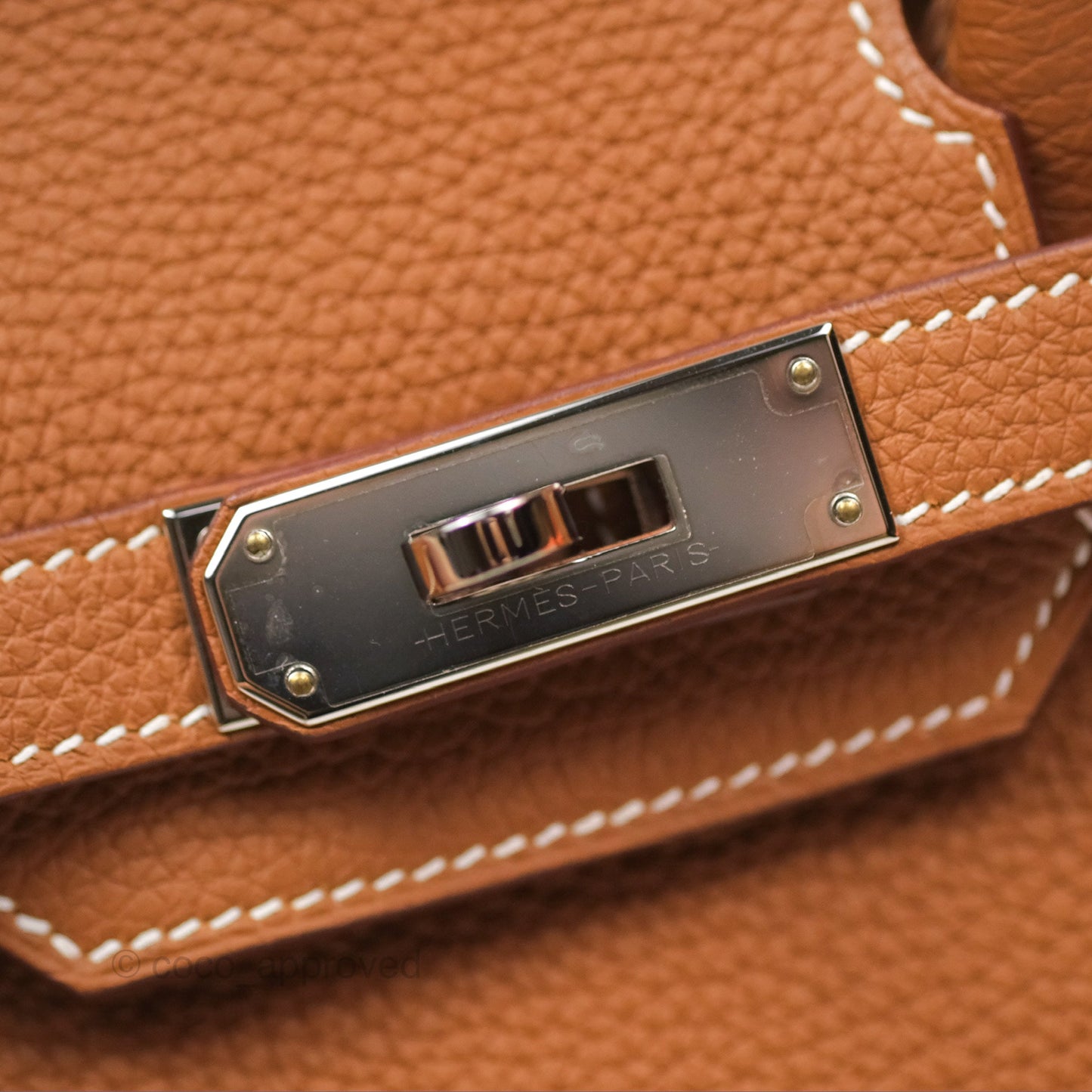 Hermès Birkin 30 Retourne Gold 37 Togo Palladium Hardware