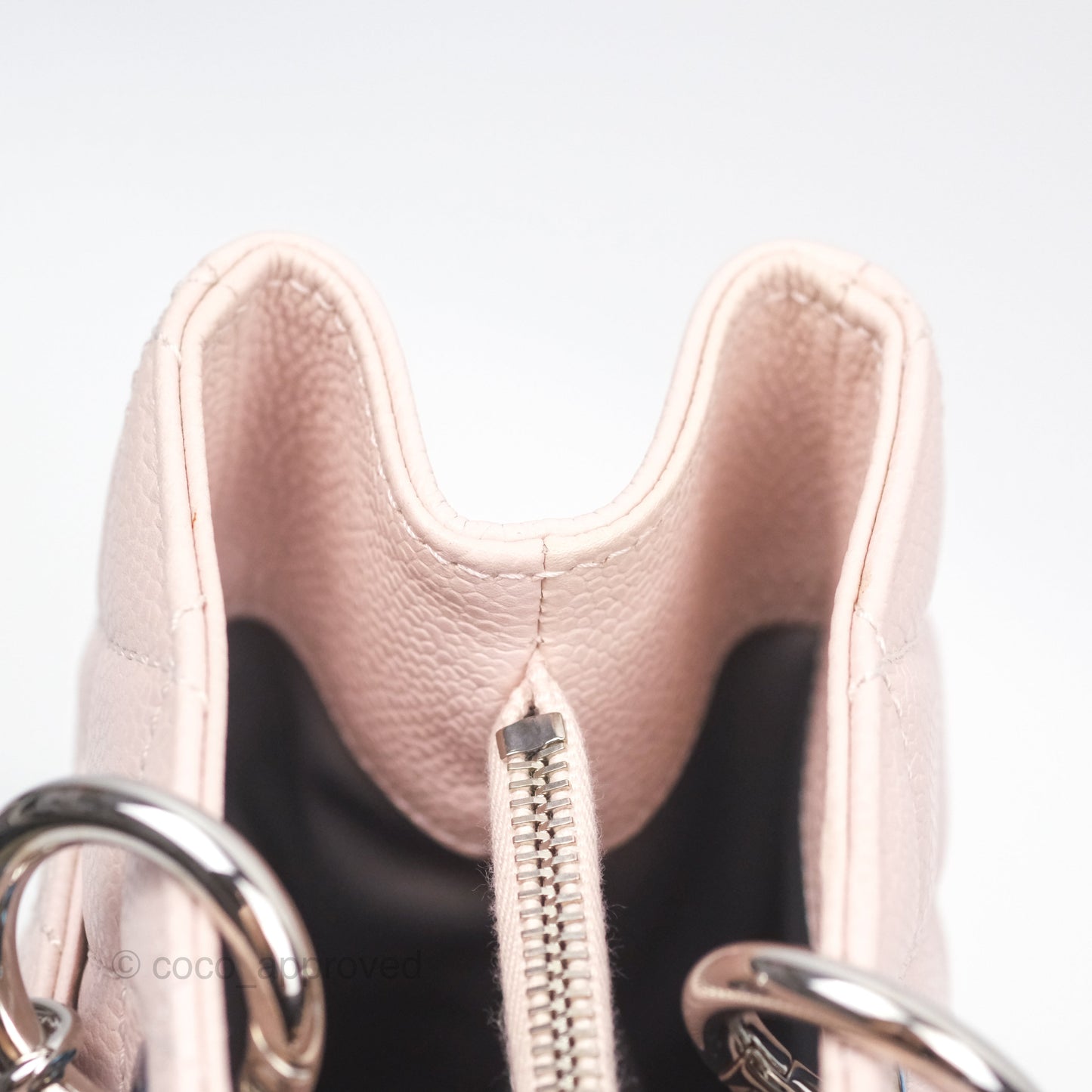 Chanel GST Pink Caviar Silver Hardware