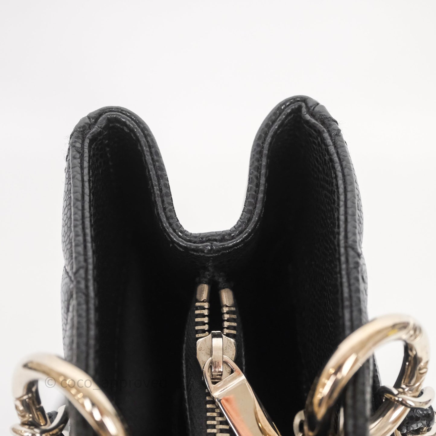 Chanel GST Black Caviar Silver Hardware