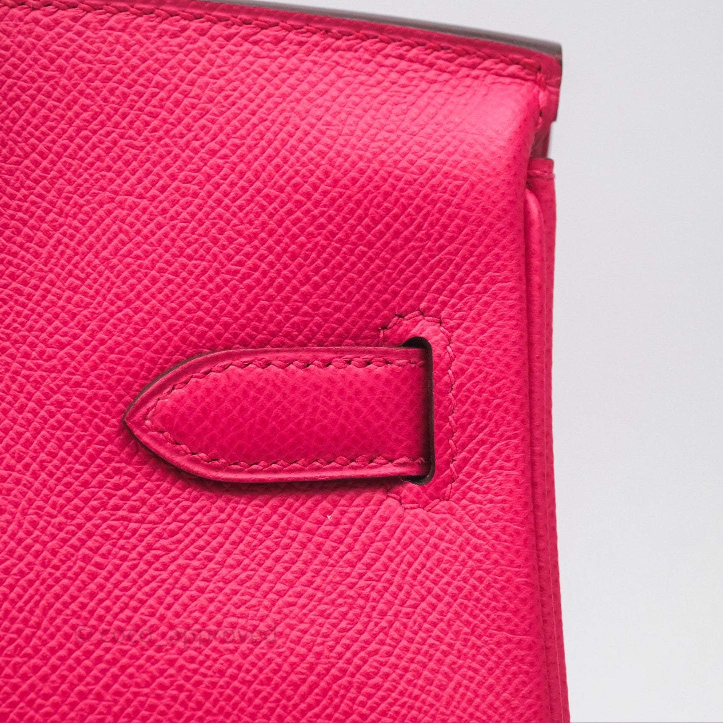 Hermès Birkin 30 Framboise 90 Epsom Palladium Hardware
