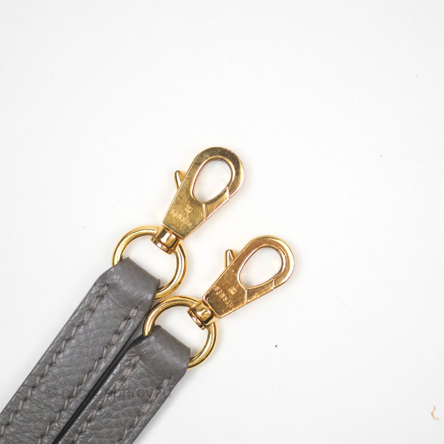 Hermès Mini Kelly II Gris Meyer 0L Epsom Gold Hardware