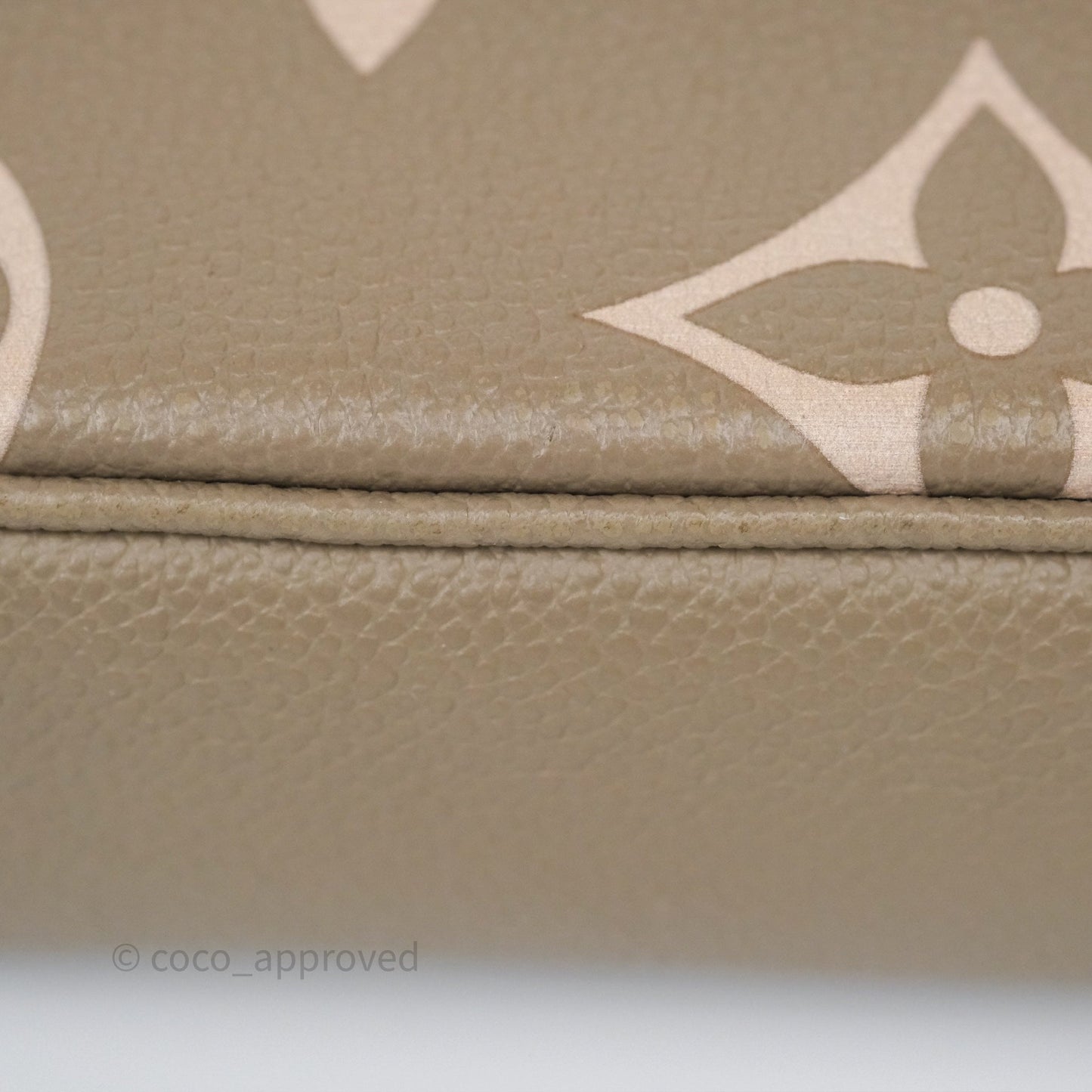 Louis Vuitton Ivy Wallet on Chain Monogram Empreinte Dove/Cream