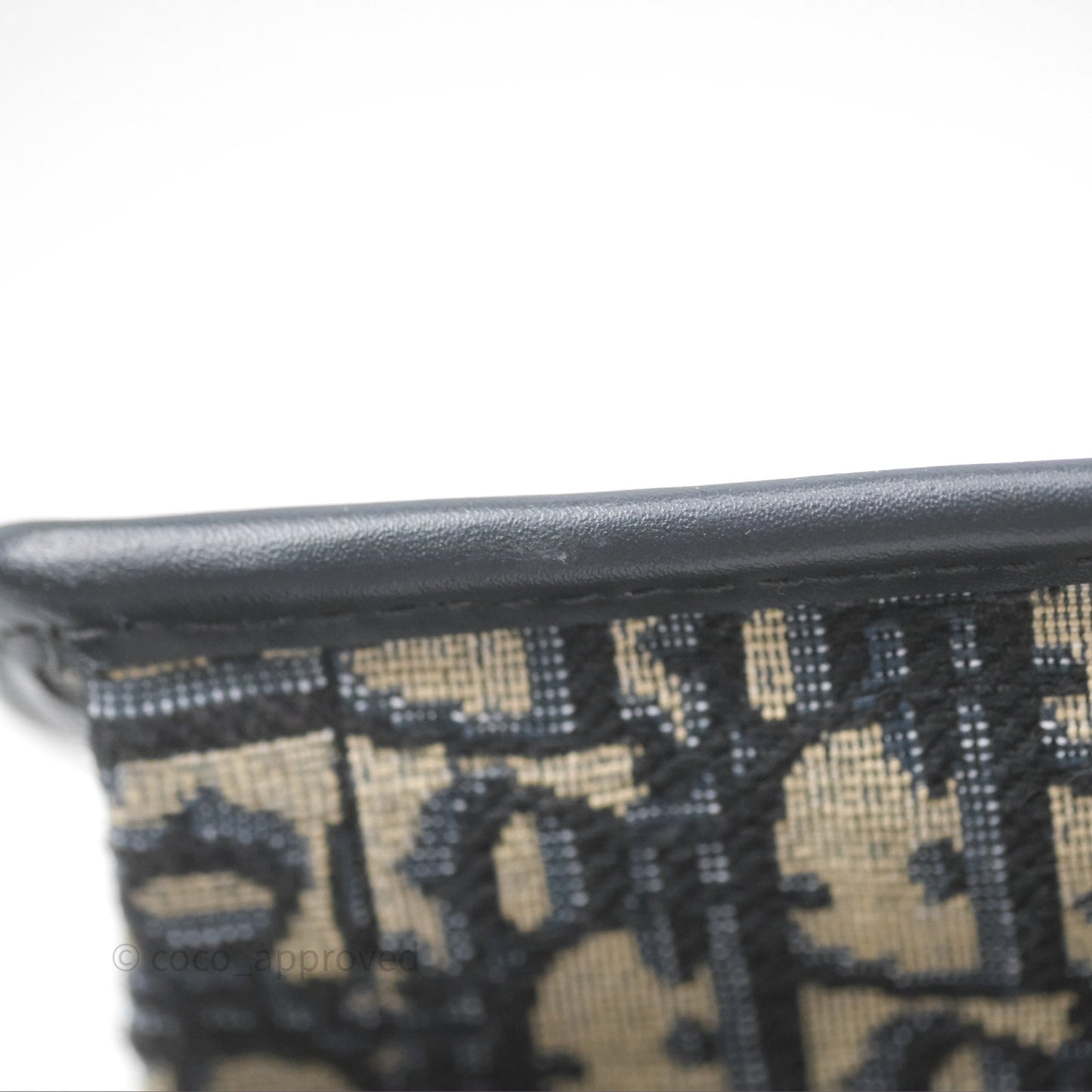 Christian Dior 30 Montaigne Chain Bag Blue Dior Oblique Jacquard