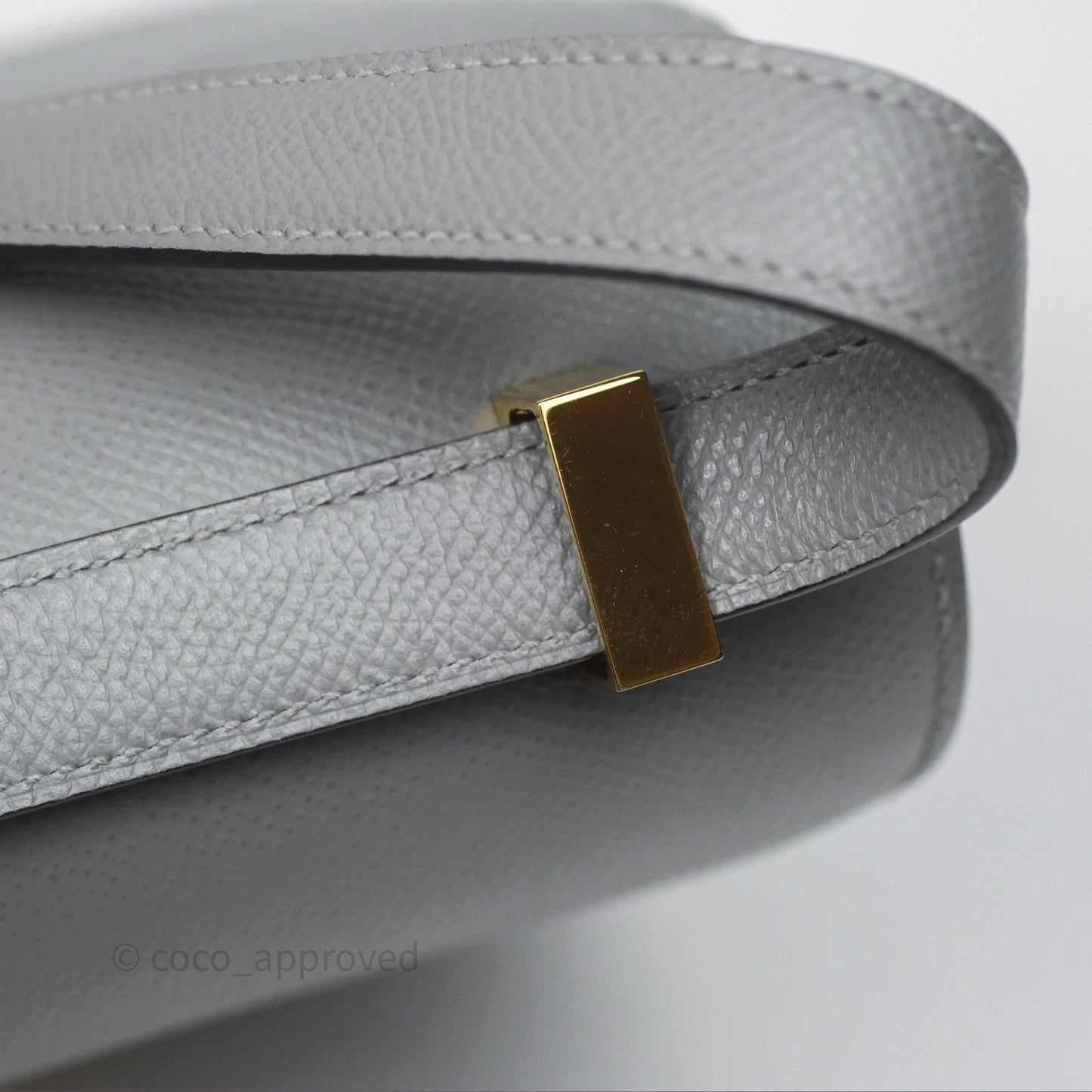 Hermès Constance 24 Gris Mouette 4Z Epsom Gold Hardware