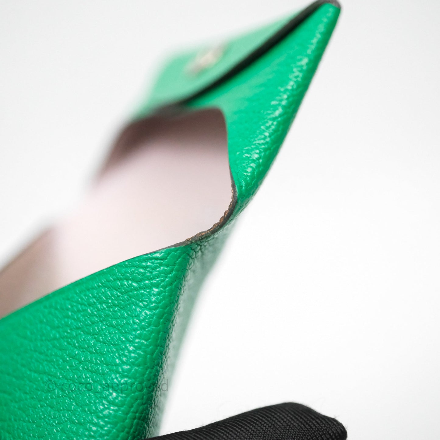 Hermès Bastia Coin Purse Green