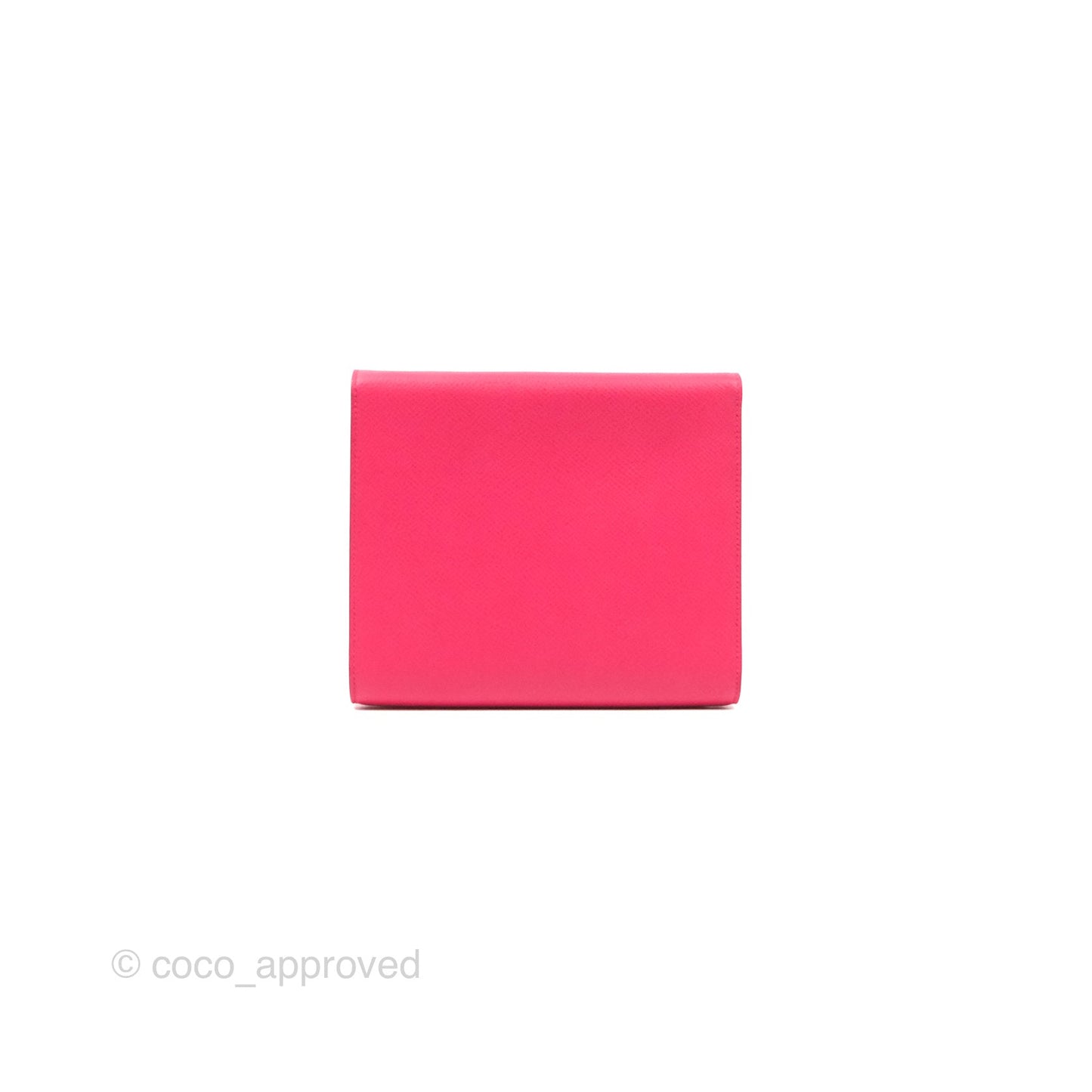 Hermès Clic 16 Wallet On Chain Rose Extreme Epsom Palladium Hardware