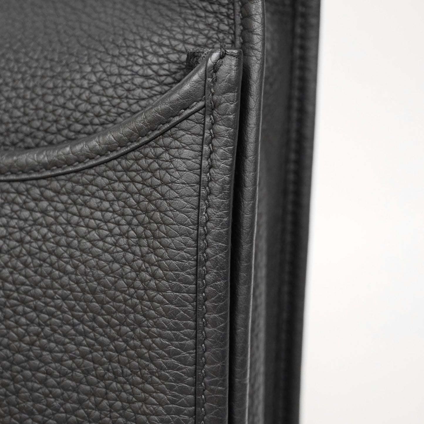 Hermes Evelyne III 29 Black Clemence Gold Hardware