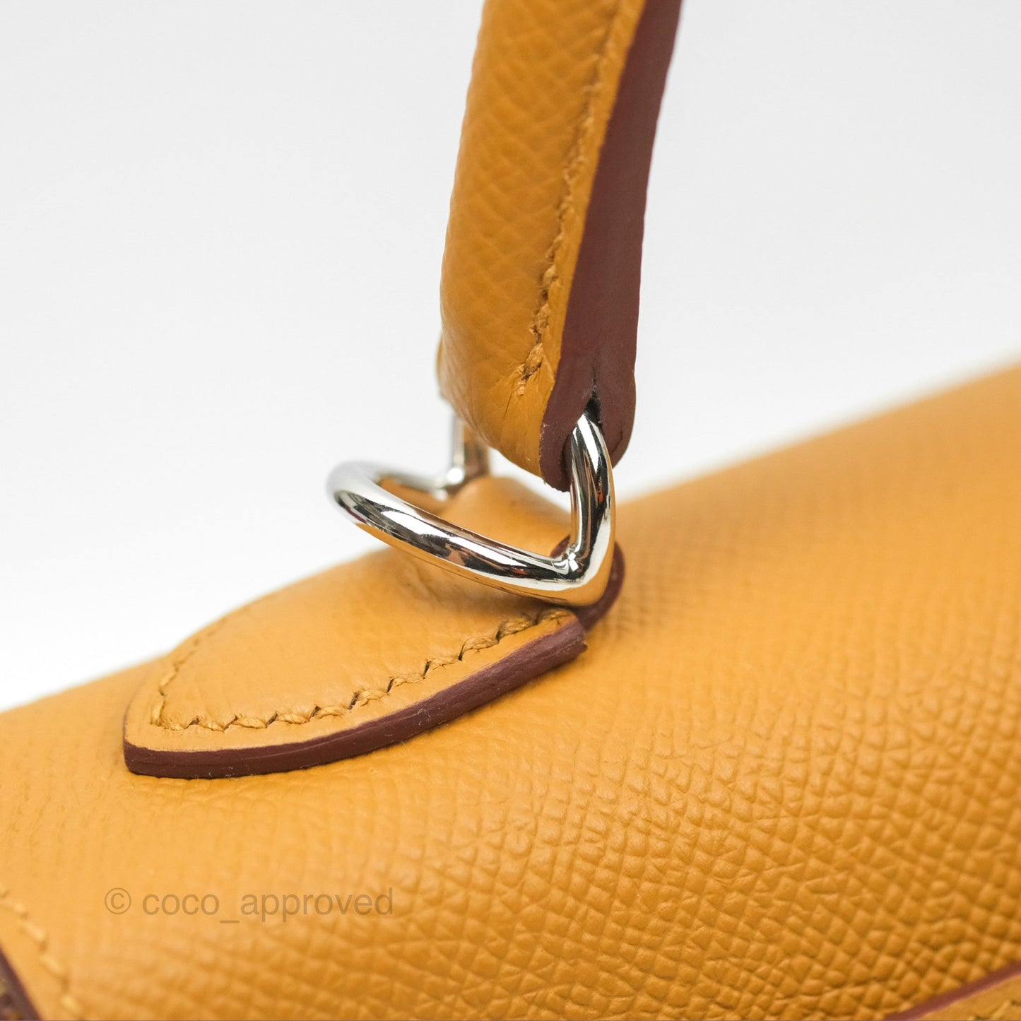Hermès Sellier Kelly 25 Sesame 2S Epsom Palladium Hardware