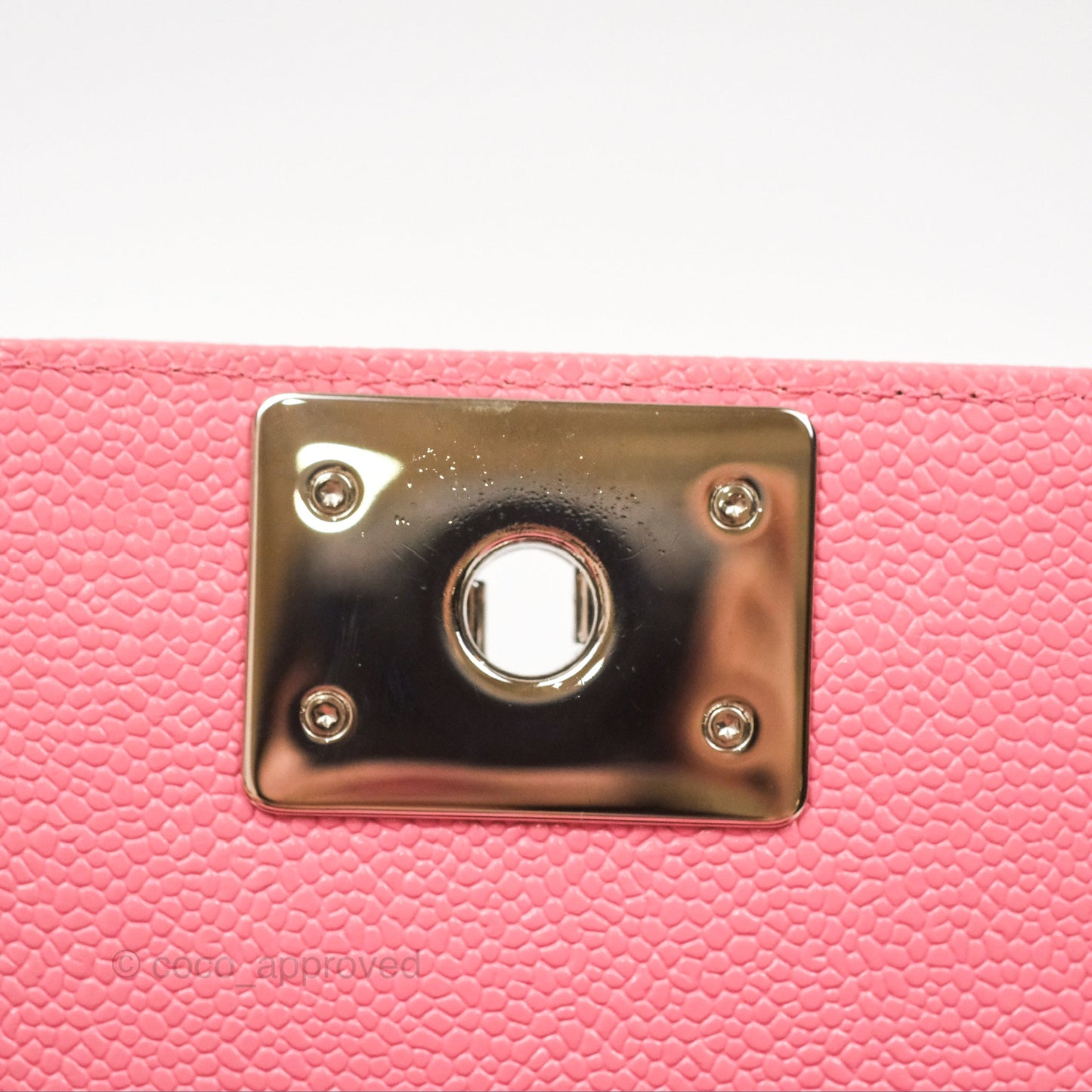 Chanel Small Boy Chevron Pink Caviar Silver Hardware