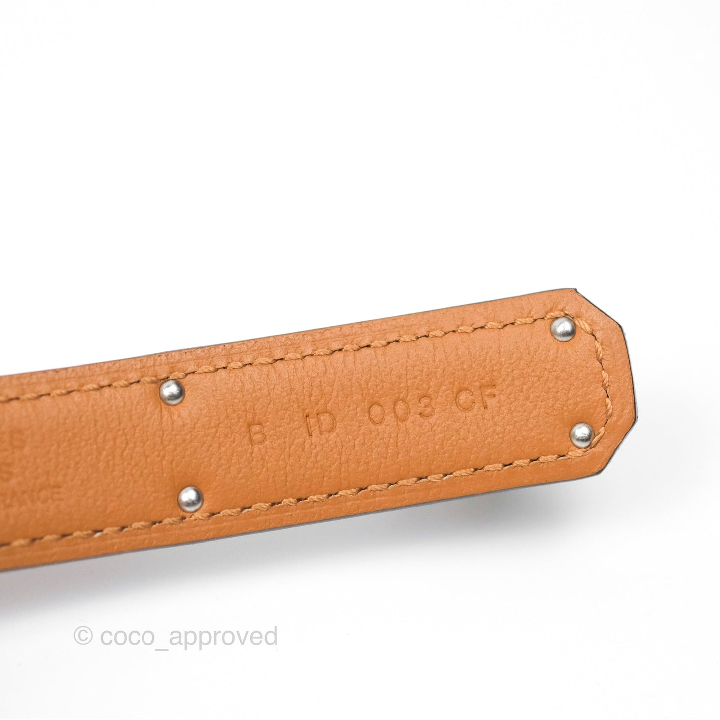 Hermès Epsom Kelly Buckle Belt Palladium Hardware