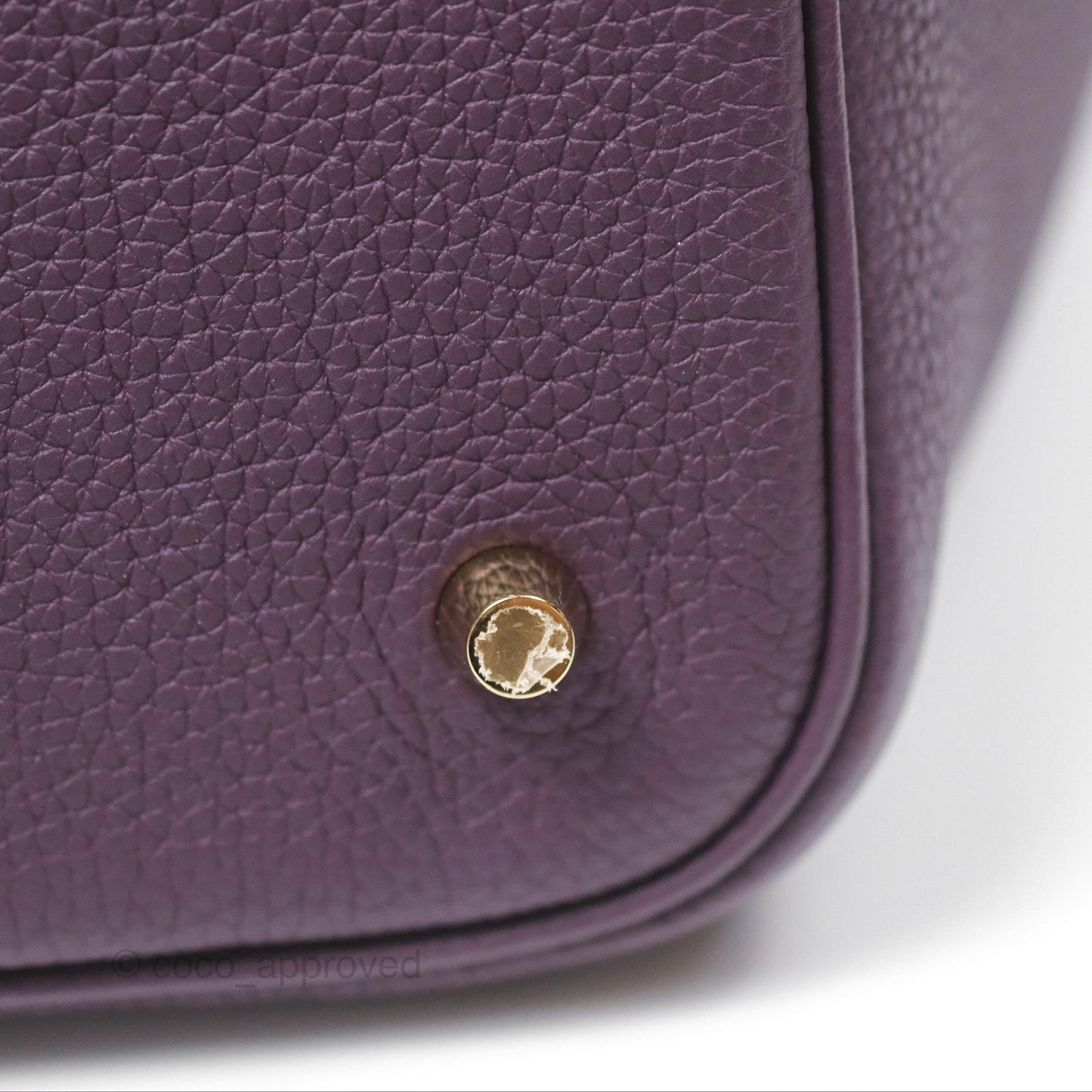 Hermès Picotin 22 Lock Cassis Taurillon Maurice Gold Hardware