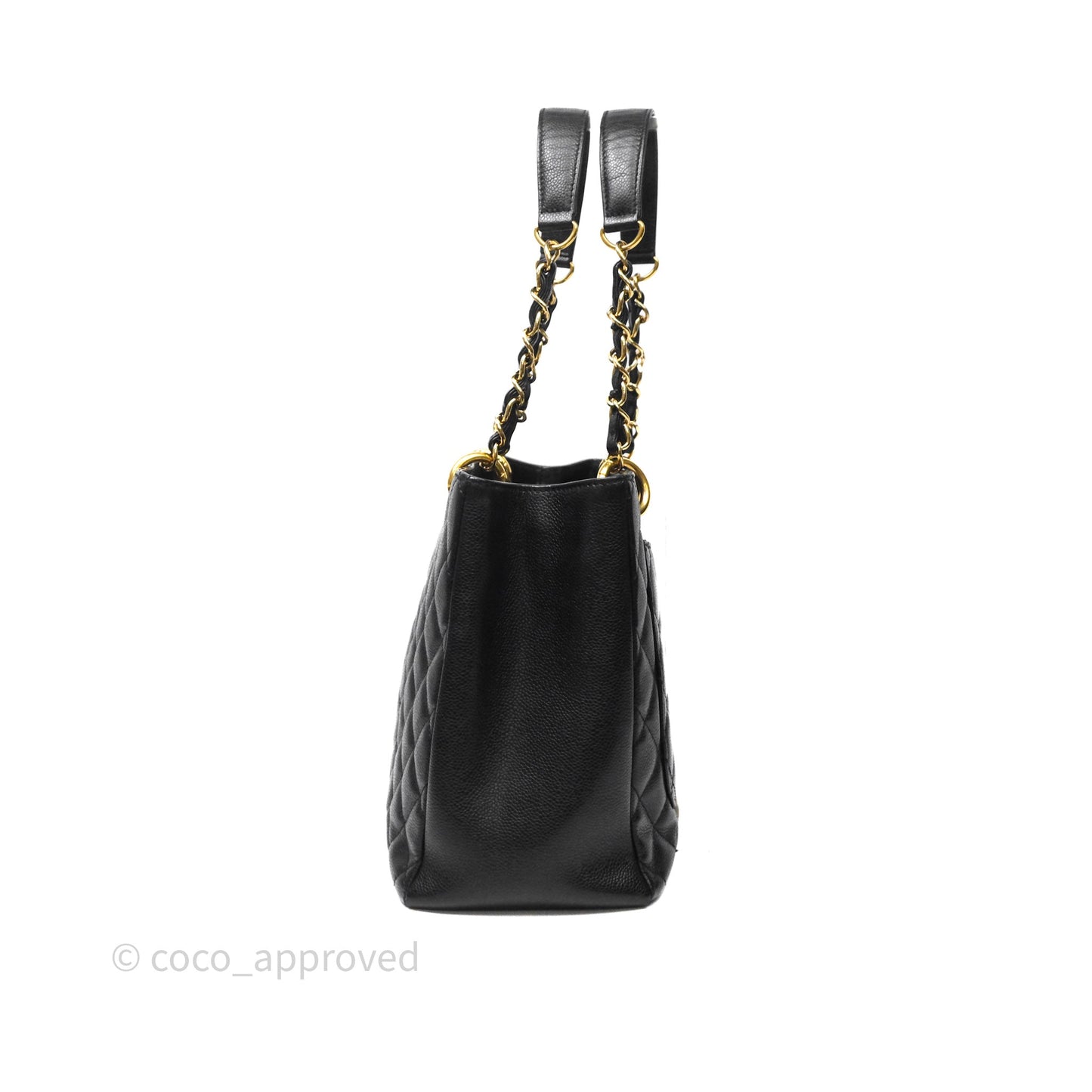 Chanel GST Black Caviar Gold Hardware