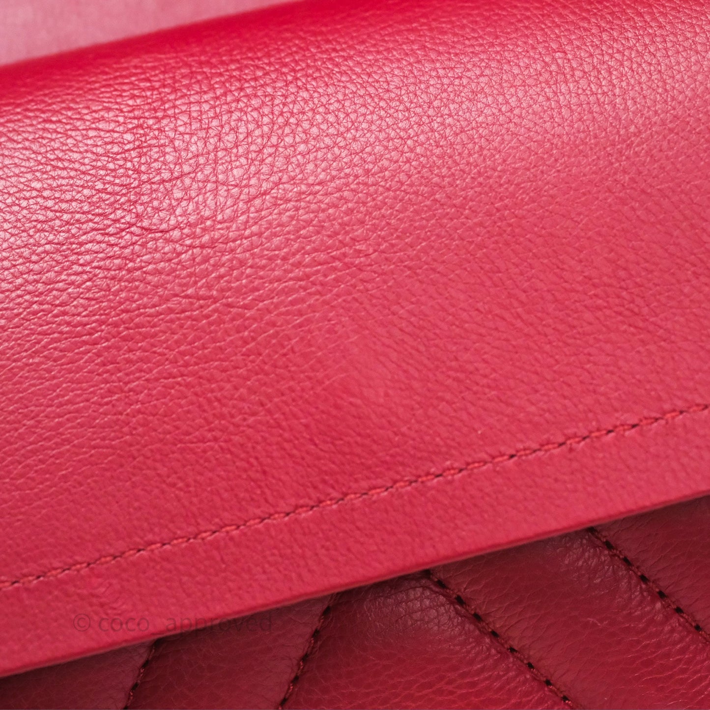 Chanel Reissue 225 Chevron Red Aged Calfskin Aged Gold Hardware