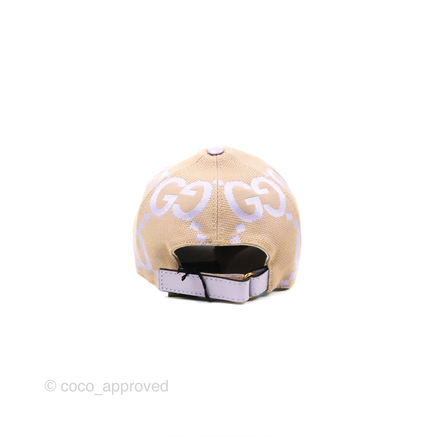 Gucci Jumbo GG Canvas Baseball Hat Lilac
