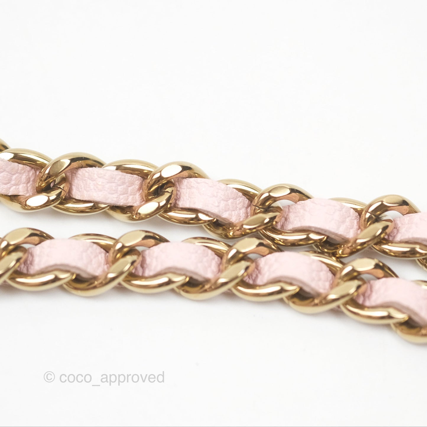 Chanel Quilted Classic Wallet on Chain WOC Pink Caviar Gold Hardware