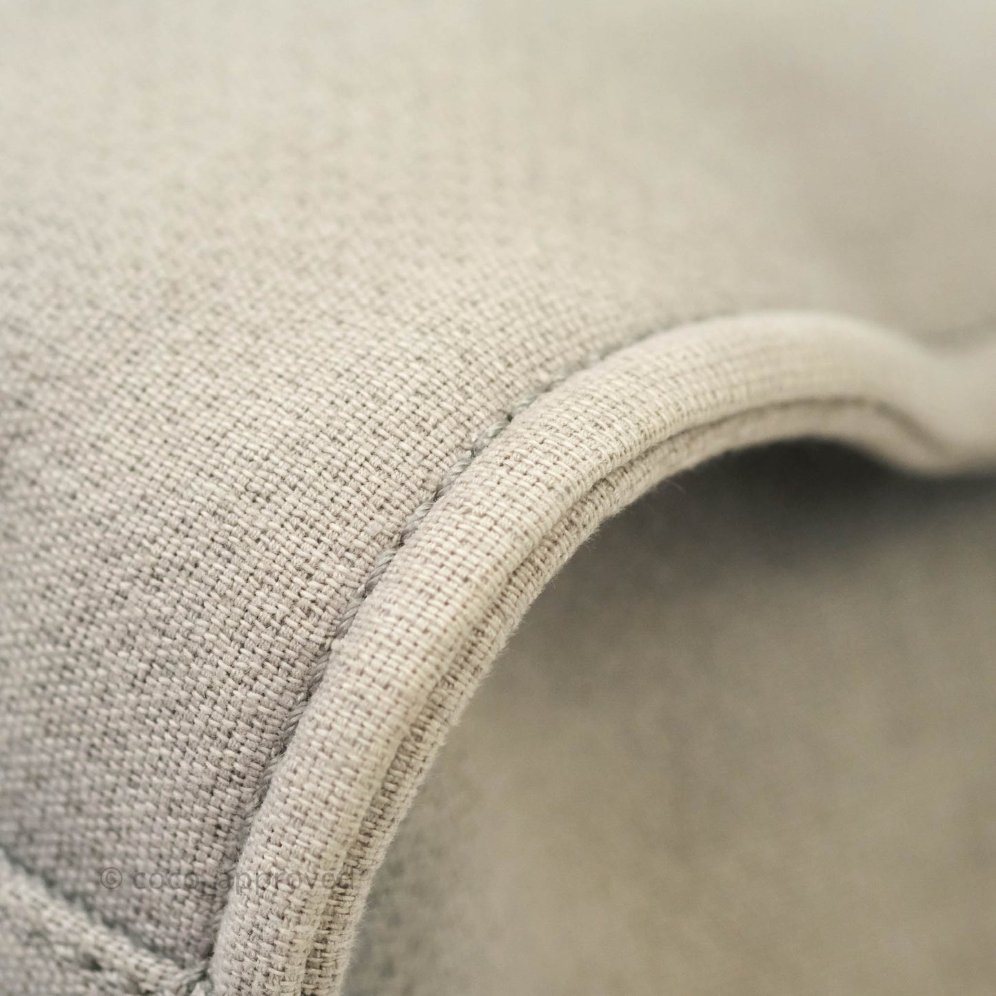 Chanel Large Deauville Grey Canvas Silver Hardware